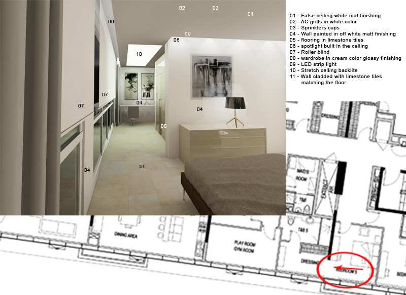 迪拜豪华顶层公寓室内设计-57
