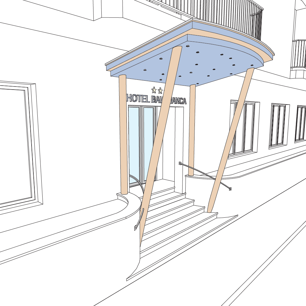 轻钢构造的酒店 pensilina per Albergo-11