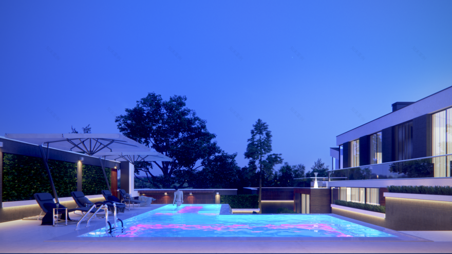 Hill House(山间豪华现代住宅)-55