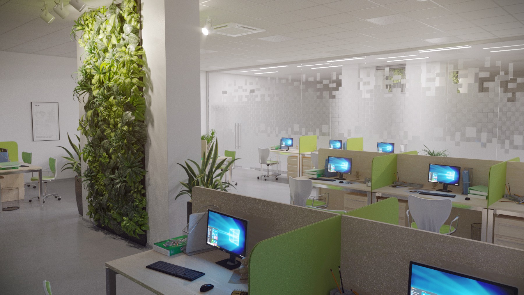 The office and reception area-5