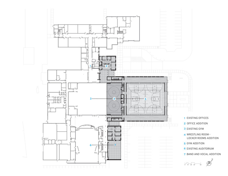 爱荷华州农村校园扩建，城市与乡村视觉对话-31