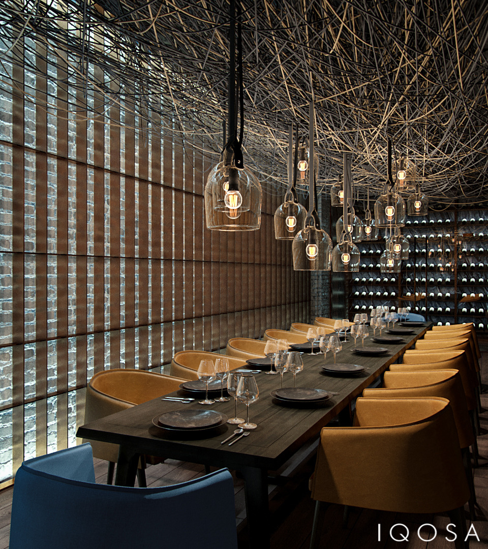 欧式高档餐厅 | 自然材料与精致设计的完美融合-20