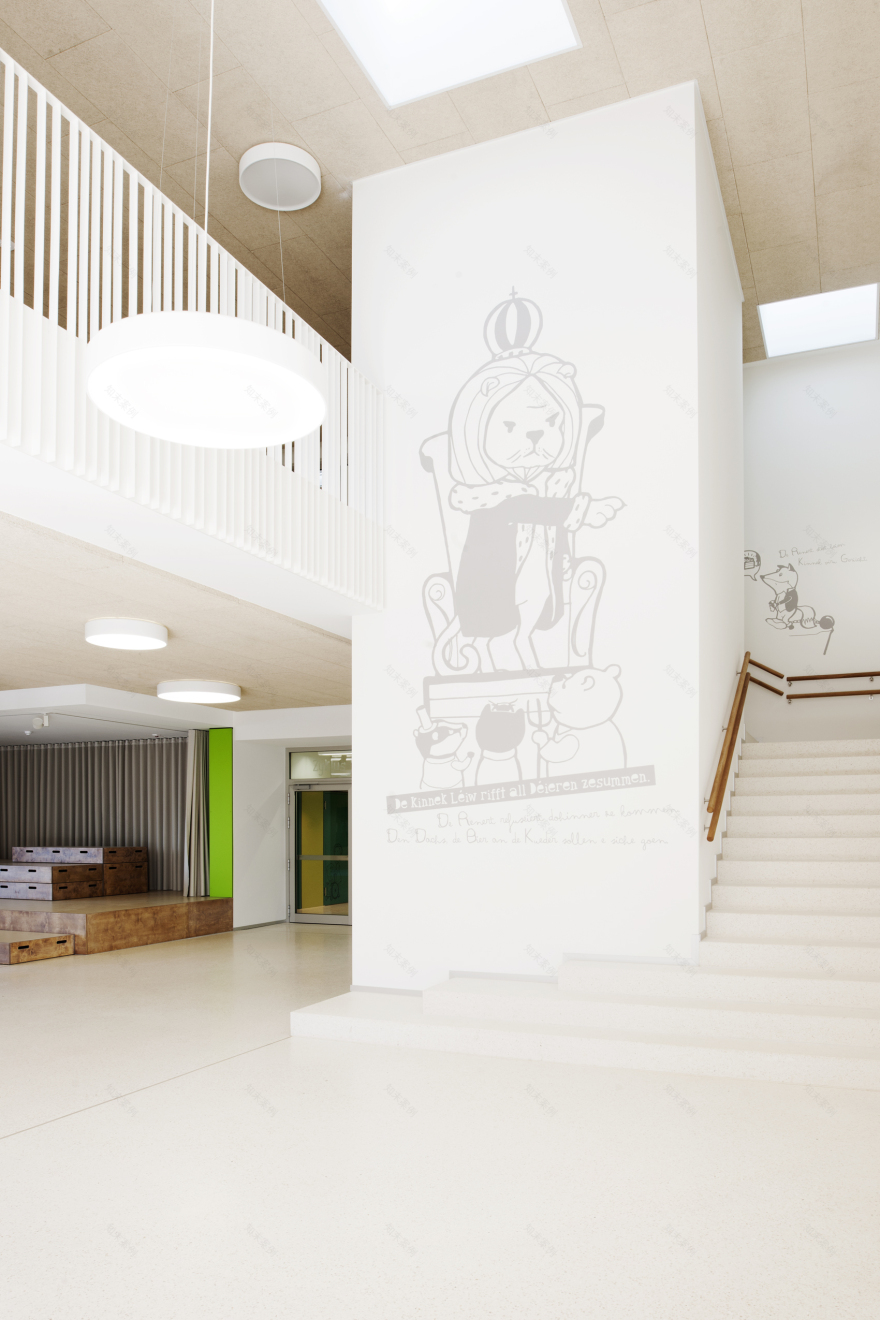 卢森堡“Ecole Schouweiler”小学及日托中心——功能齐全、节能环保的设计-23