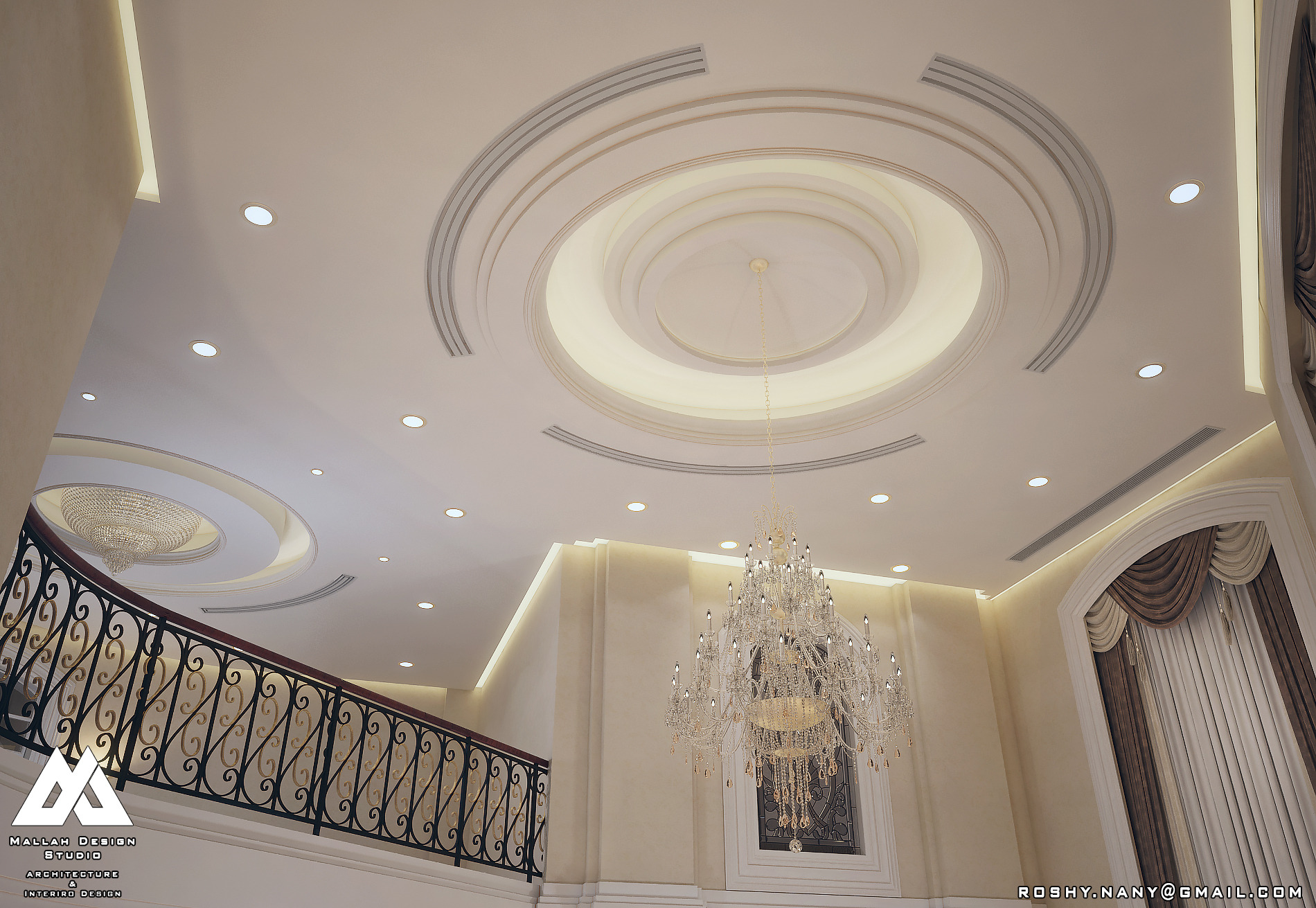 2017 年完成的别墅室内设计案例-11