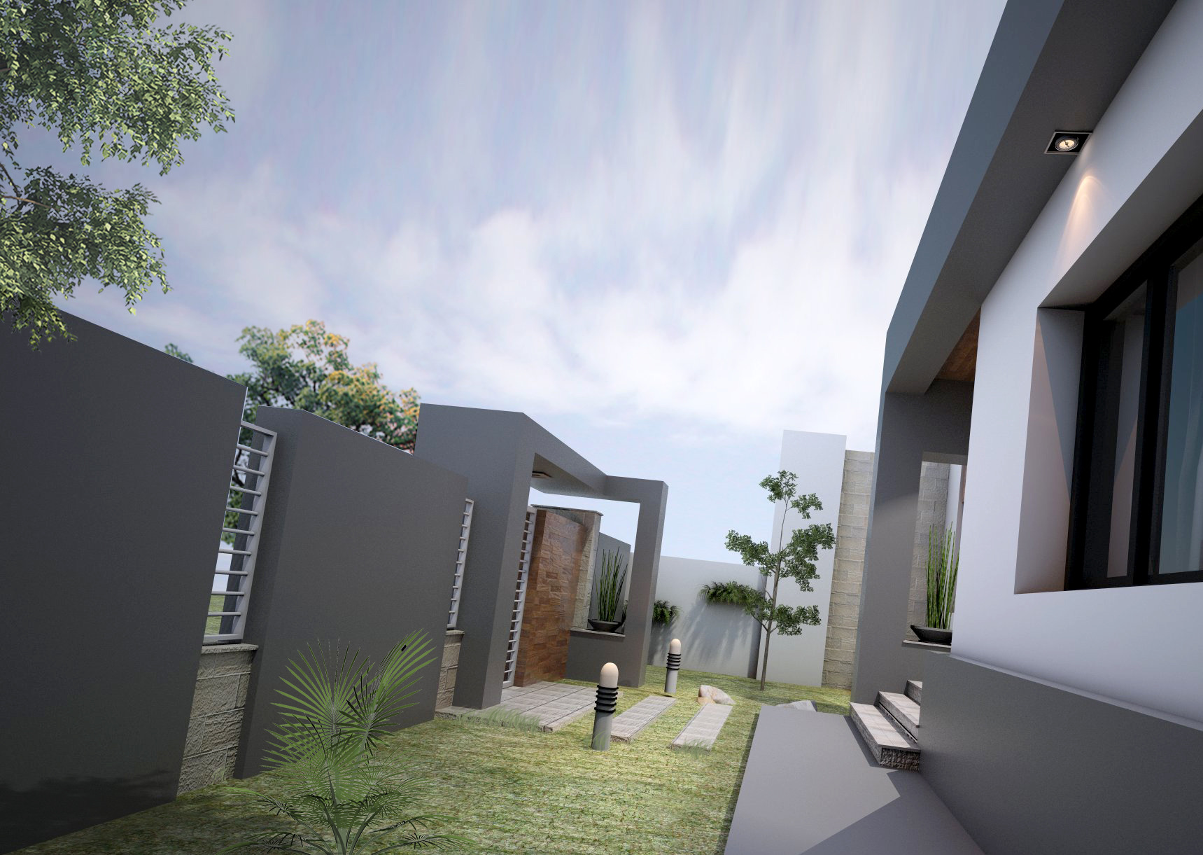 橙园别墅纯净和谐的空间设计-4