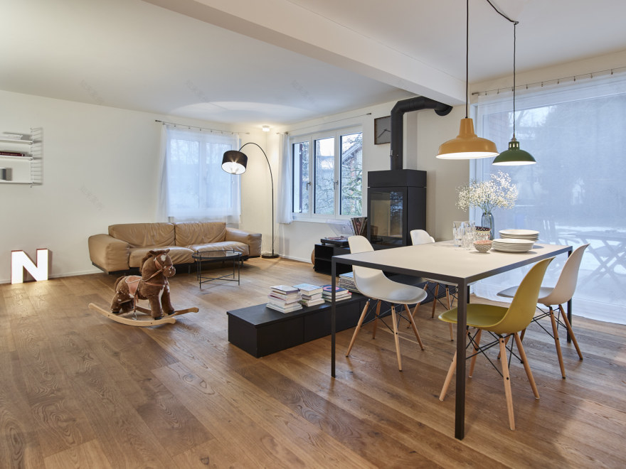 2016 年苏黎世 50 年代乡村风格住宅翻新-2