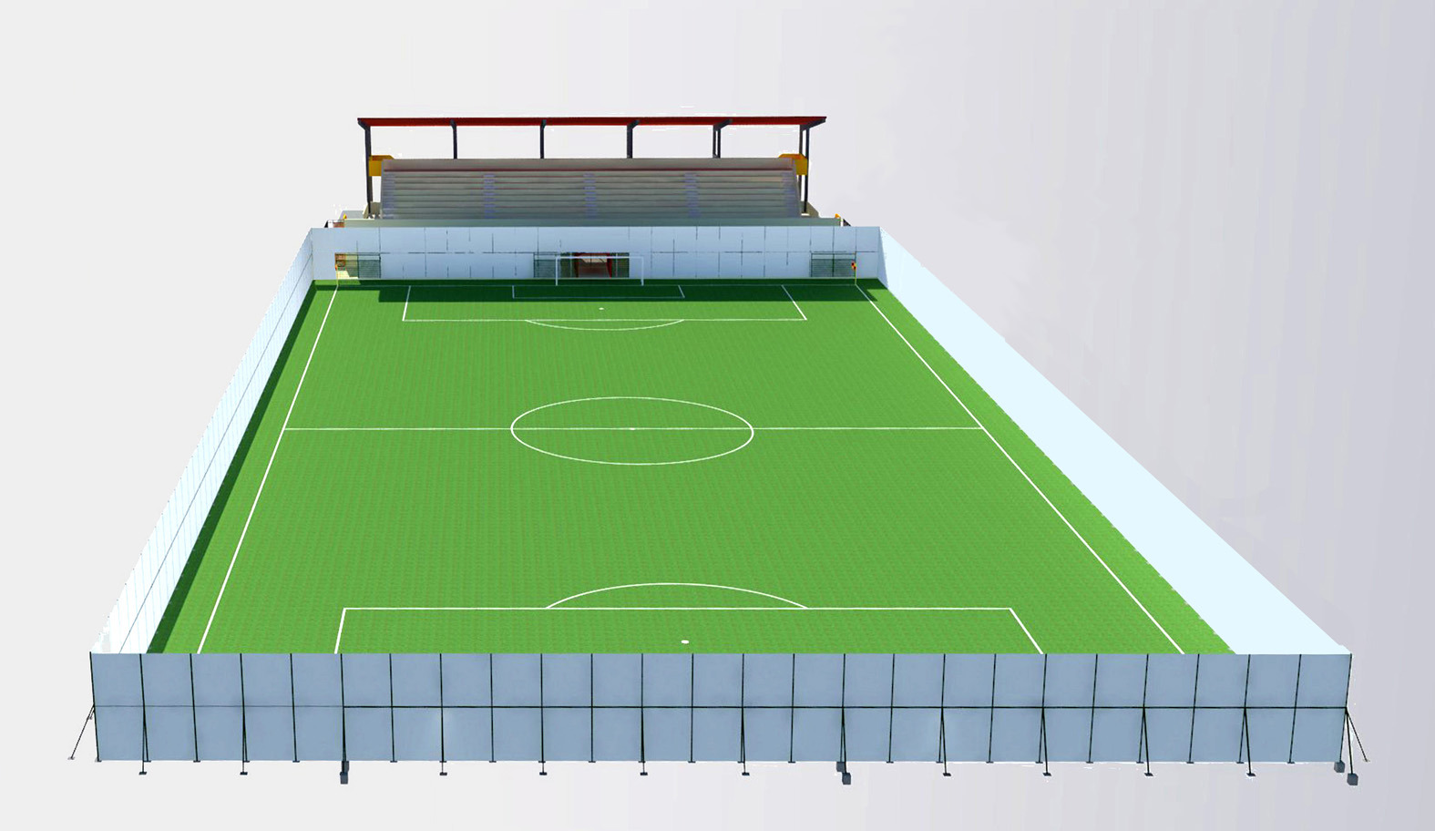 废弃场地变身为活力四溢的足球场-21