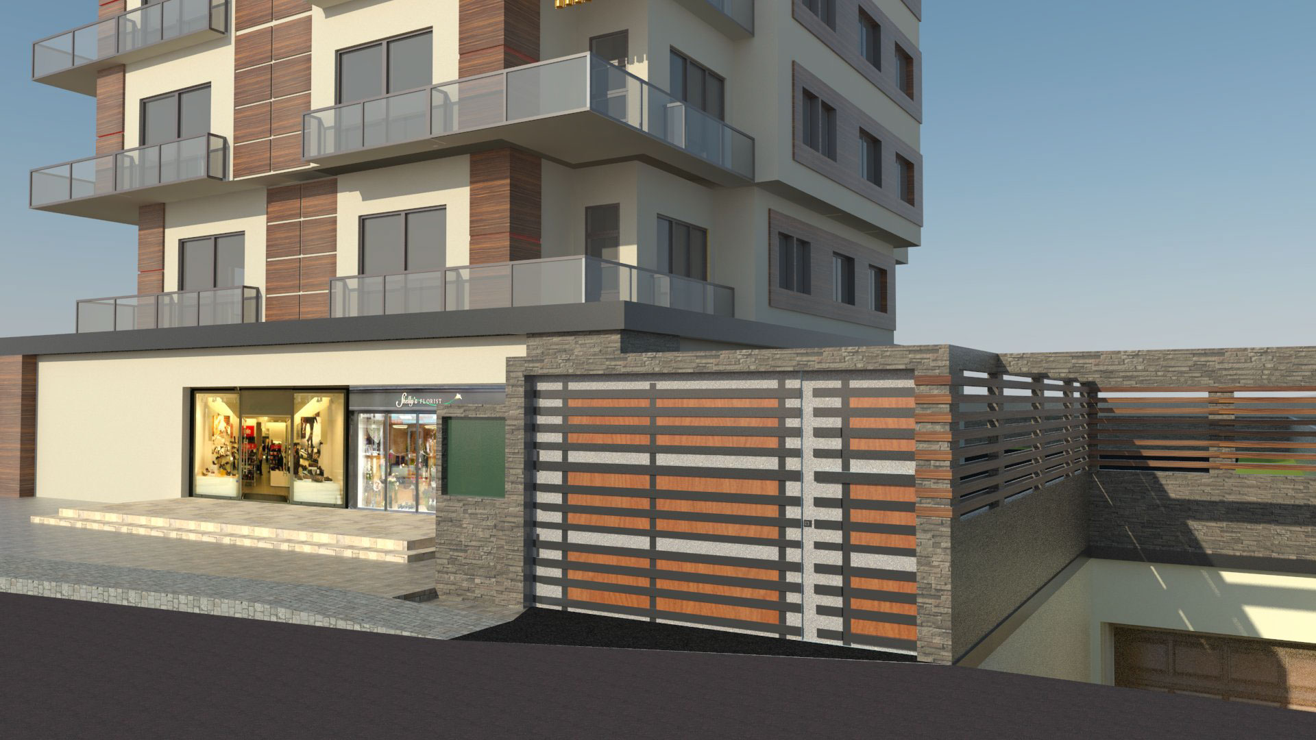 三维立体规划渲染-46