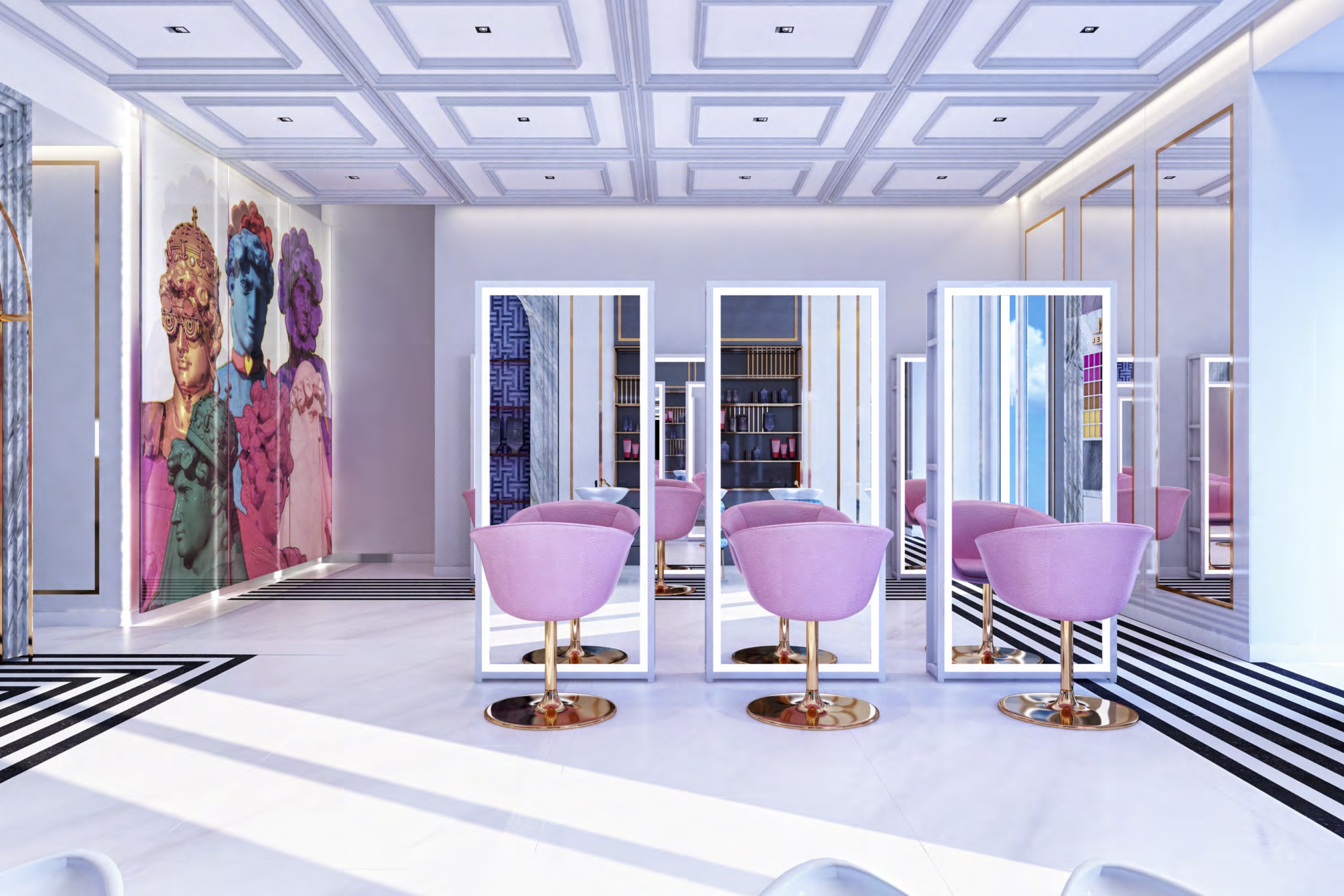 Mohamed Sagheer 发廊设计-5