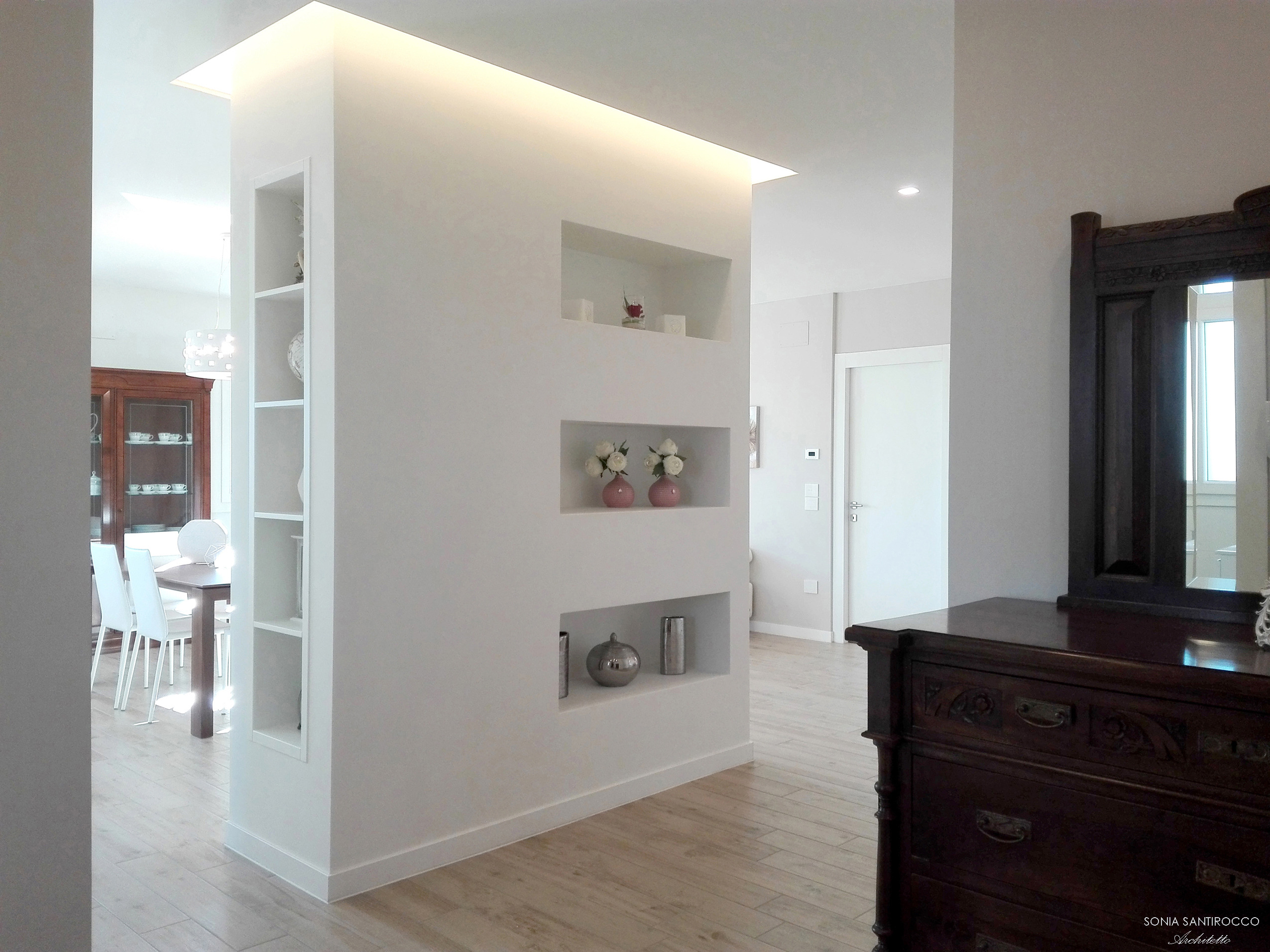 温馨开放式空间 | 意大利公寓客厅设计-1