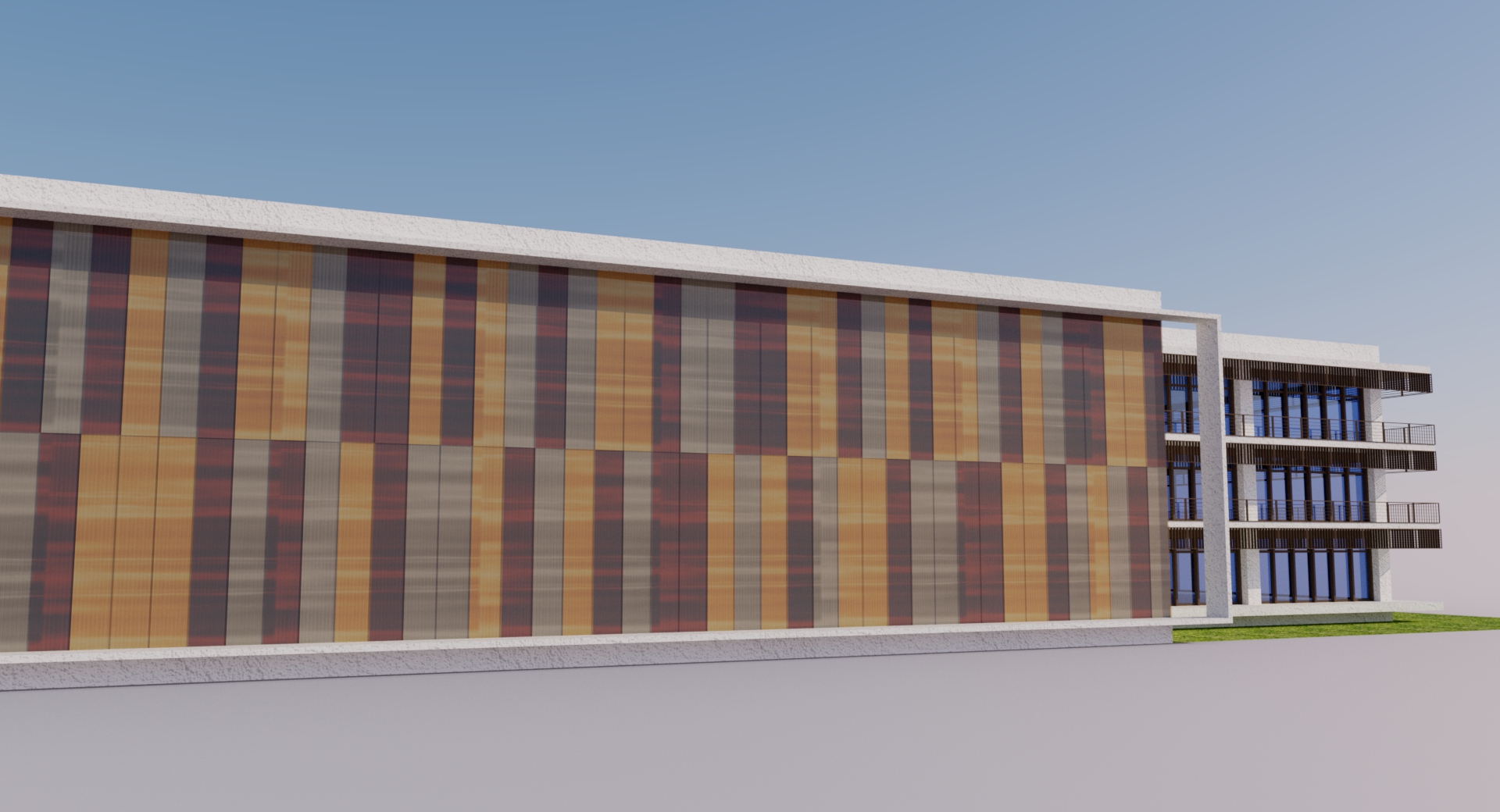 上海现代工厂办公楼设计-5