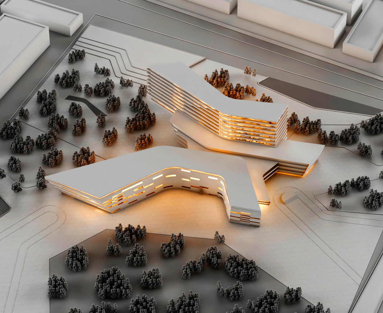 240 张床位的医院-17