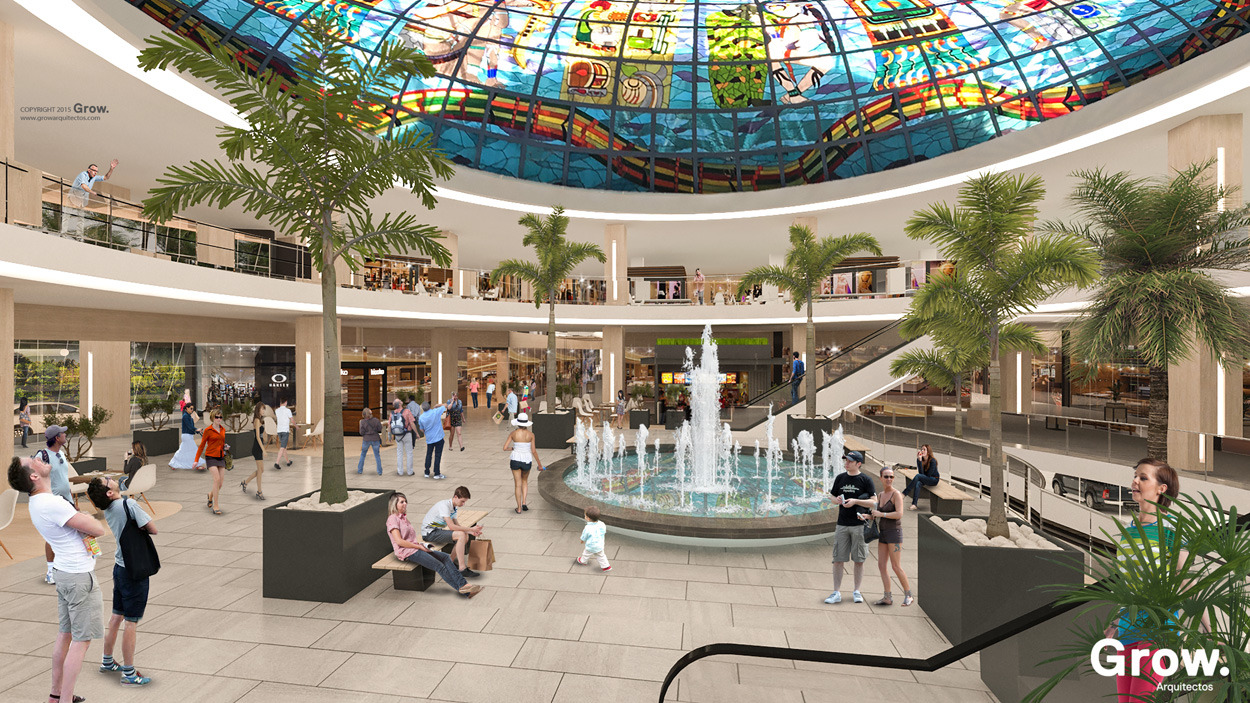 墨西哥库库尔坎广场购物商场(Plaza Kukulkan)-11