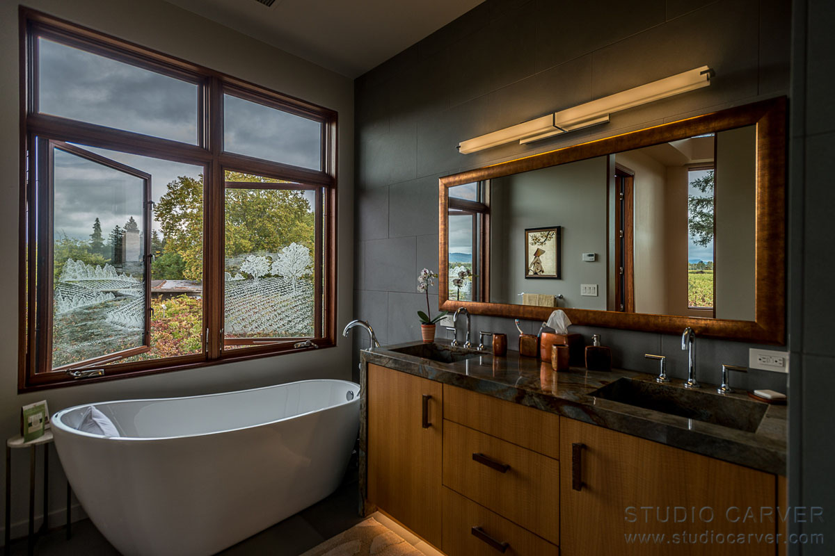 纳帕谷现代葡萄园住宅，优雅融合自然美景-8