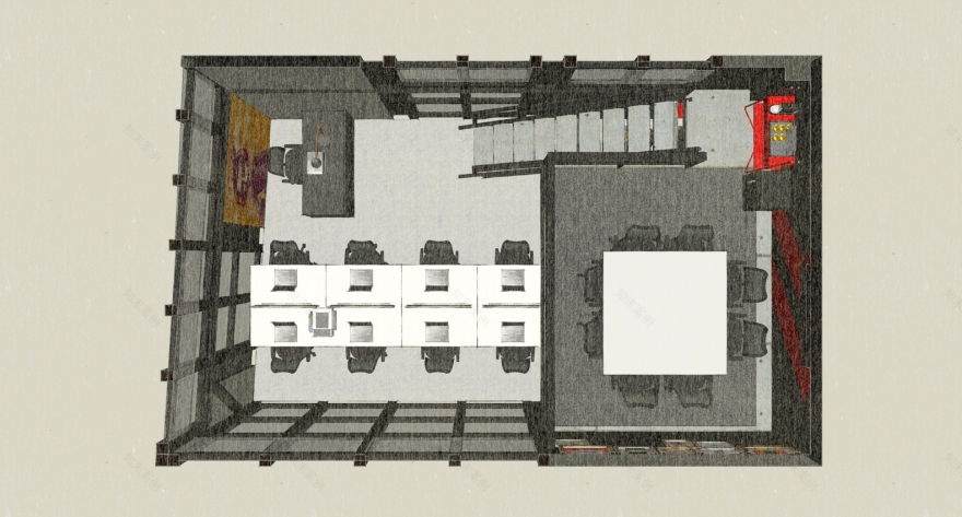 巴西圣保罗 Live Biz 工作室翻新设计-43