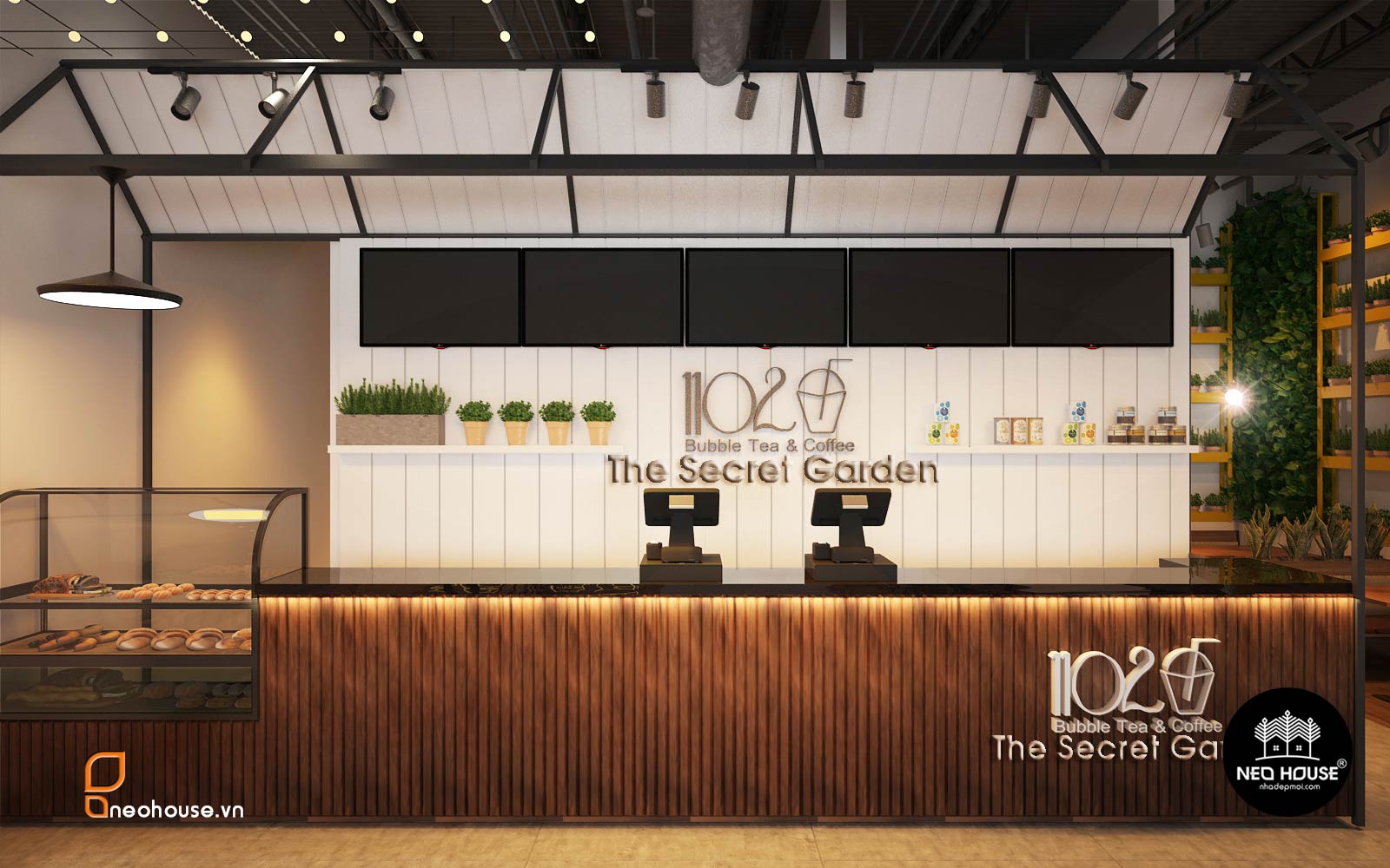 越南胡志明市美丽咖啡馆室内设计案例解析-5