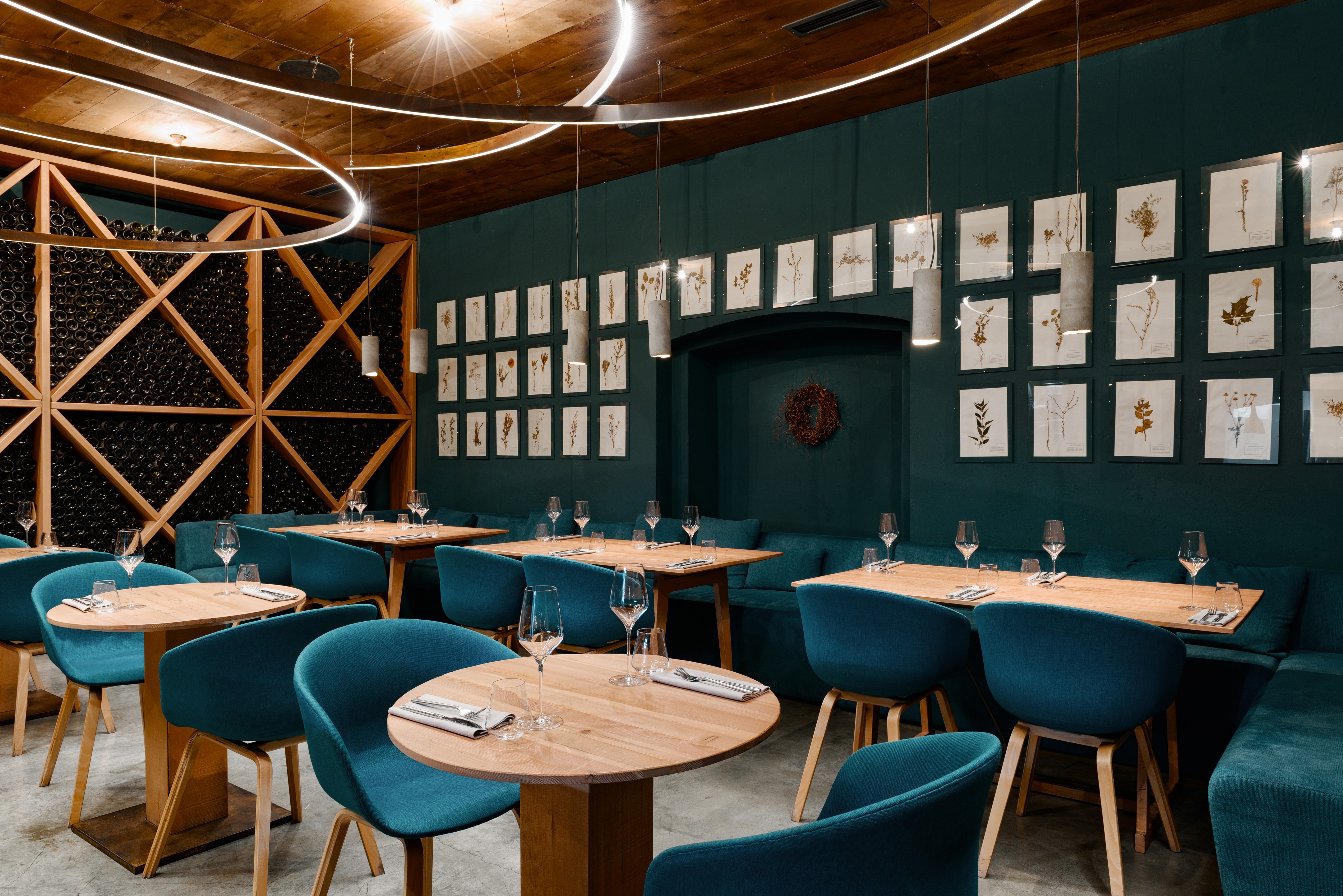 俄罗斯请 0.75 北欧餐厅 | 木材、砖石营造独特氛围-21