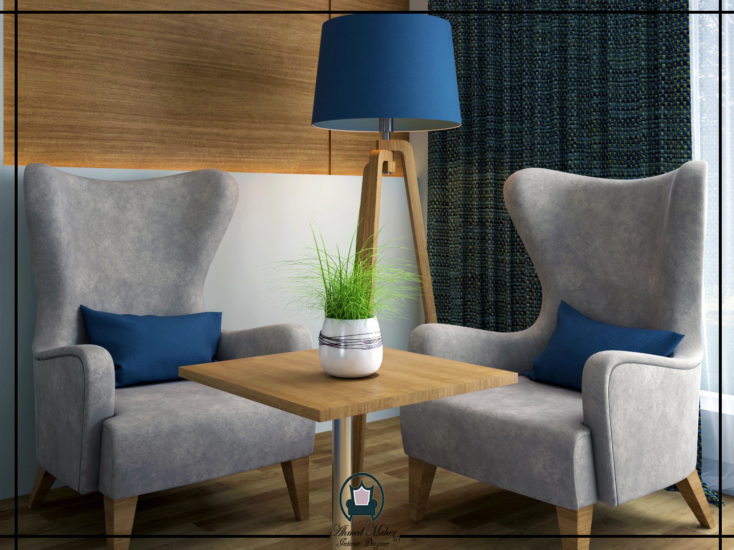 简约双卧酒店设计-4