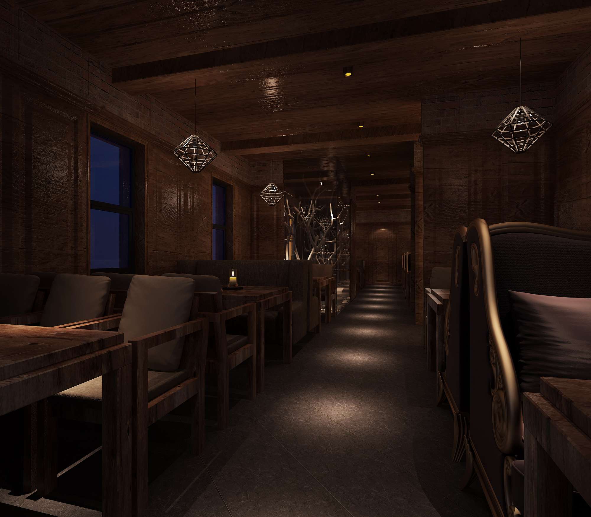 沈育晖作品  餐饮 咖啡厅800平-6