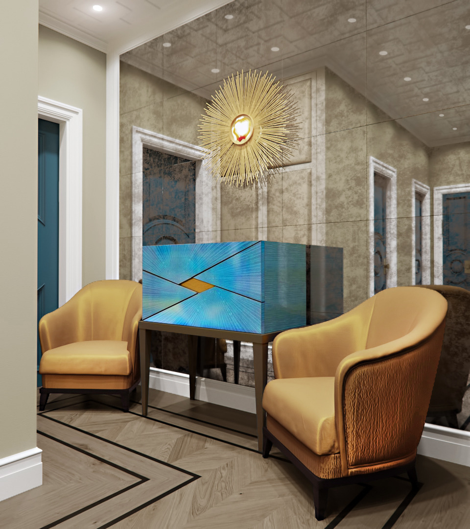 2017 年完成的莫斯科 Nevsky 公寓改造-17