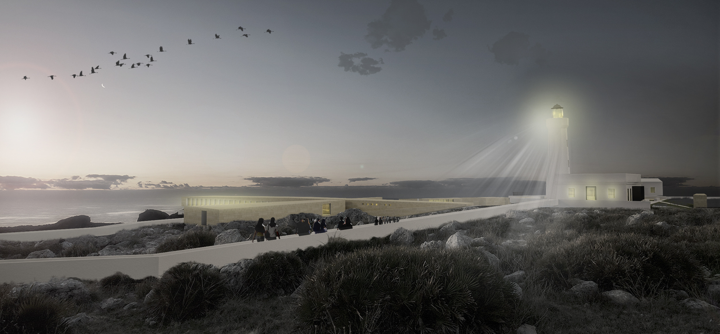 地形融入的灯塔度假酒店-3