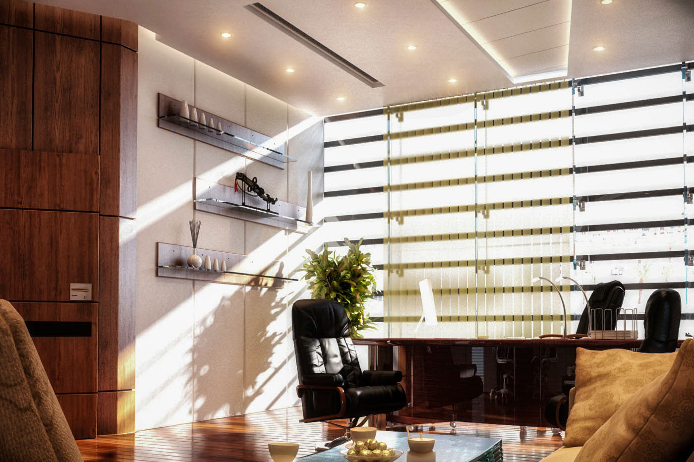 2016 年沙特阿拉伯 Adwaa Al Arab 总部室内设计-4