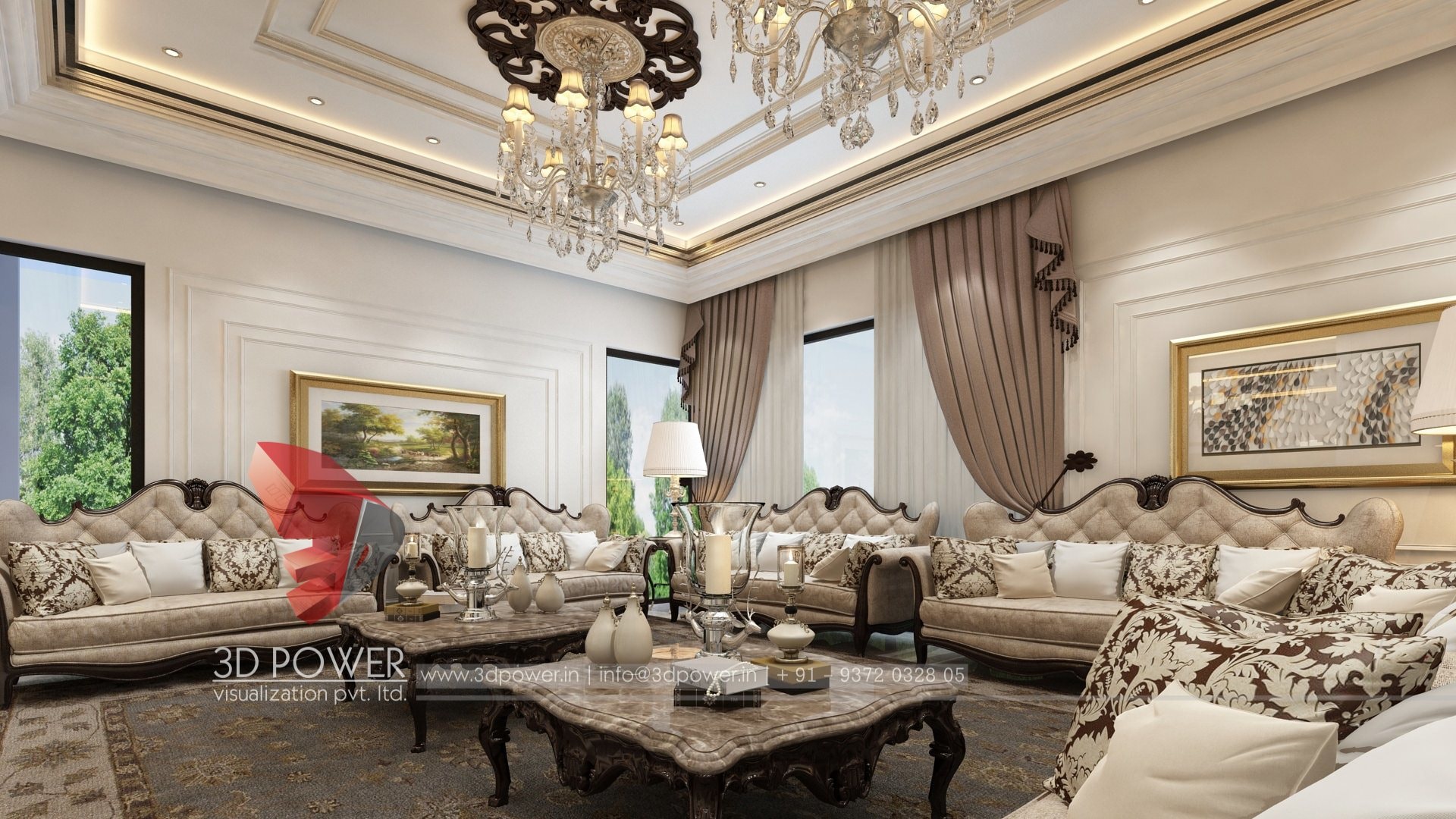 3D 室内设计案例 | 单家庭住宅的精致室内空间-36