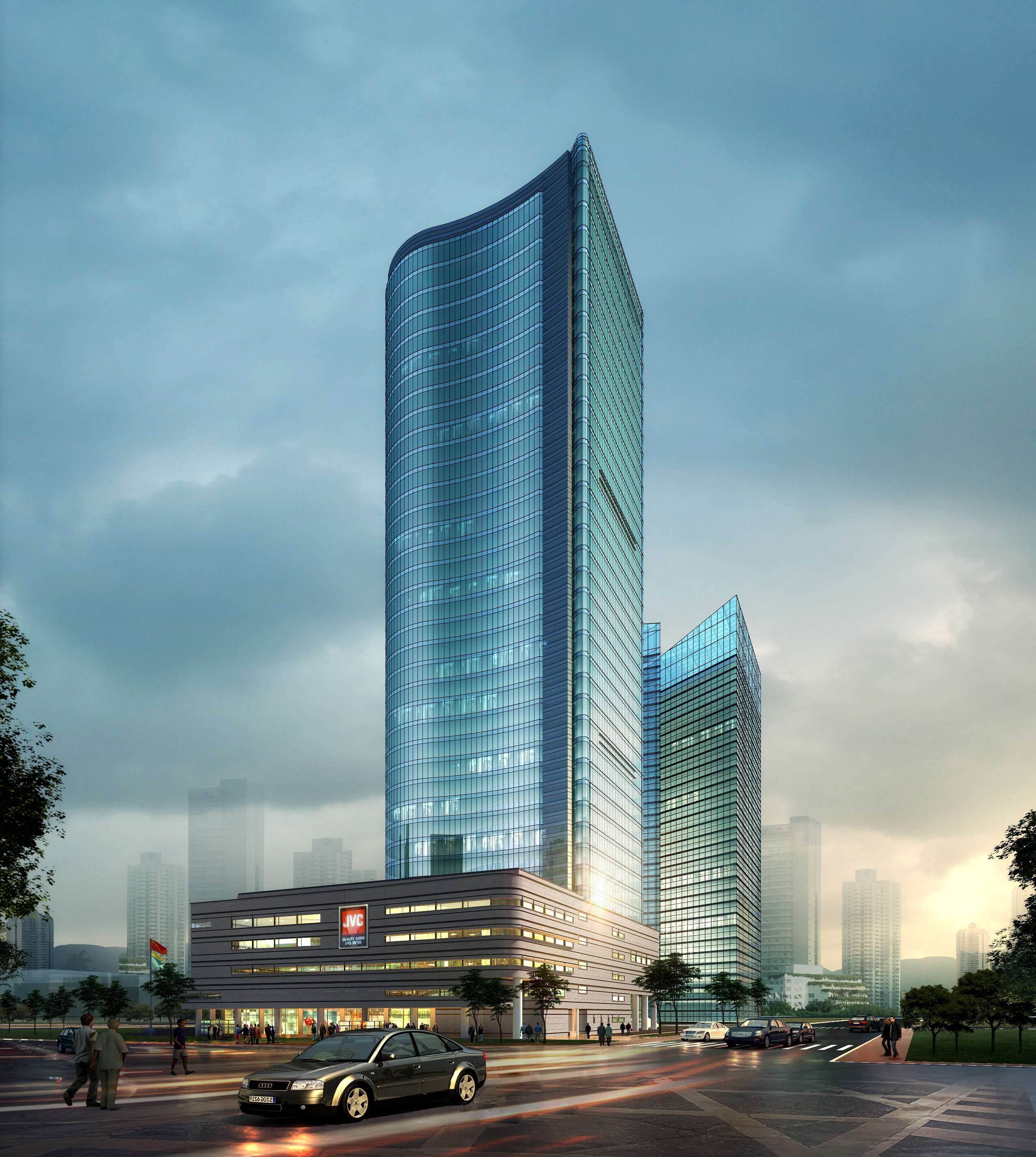 四川通威办公楼办公室效果-22