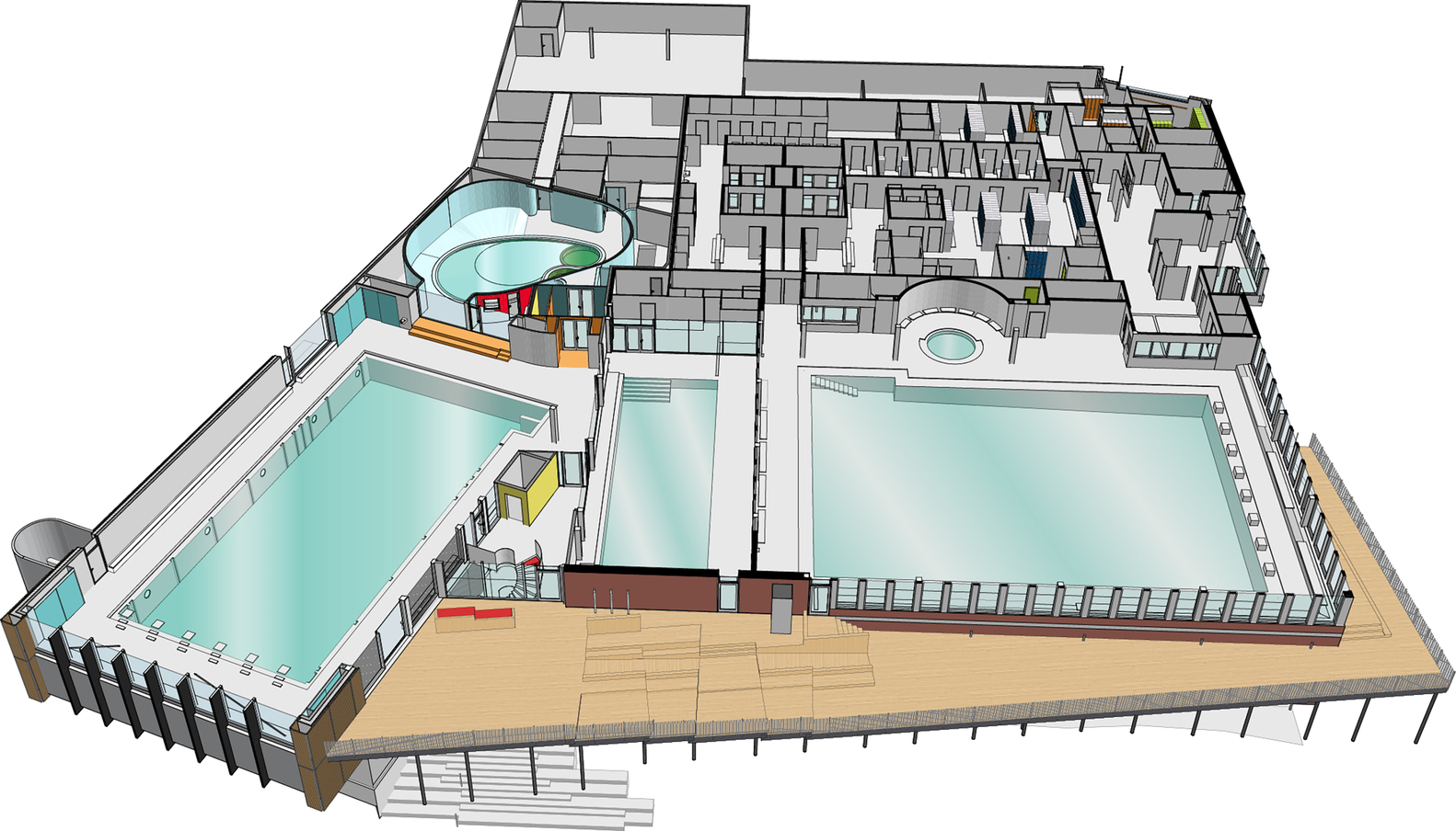 松德比贝里室内游泳池-62
