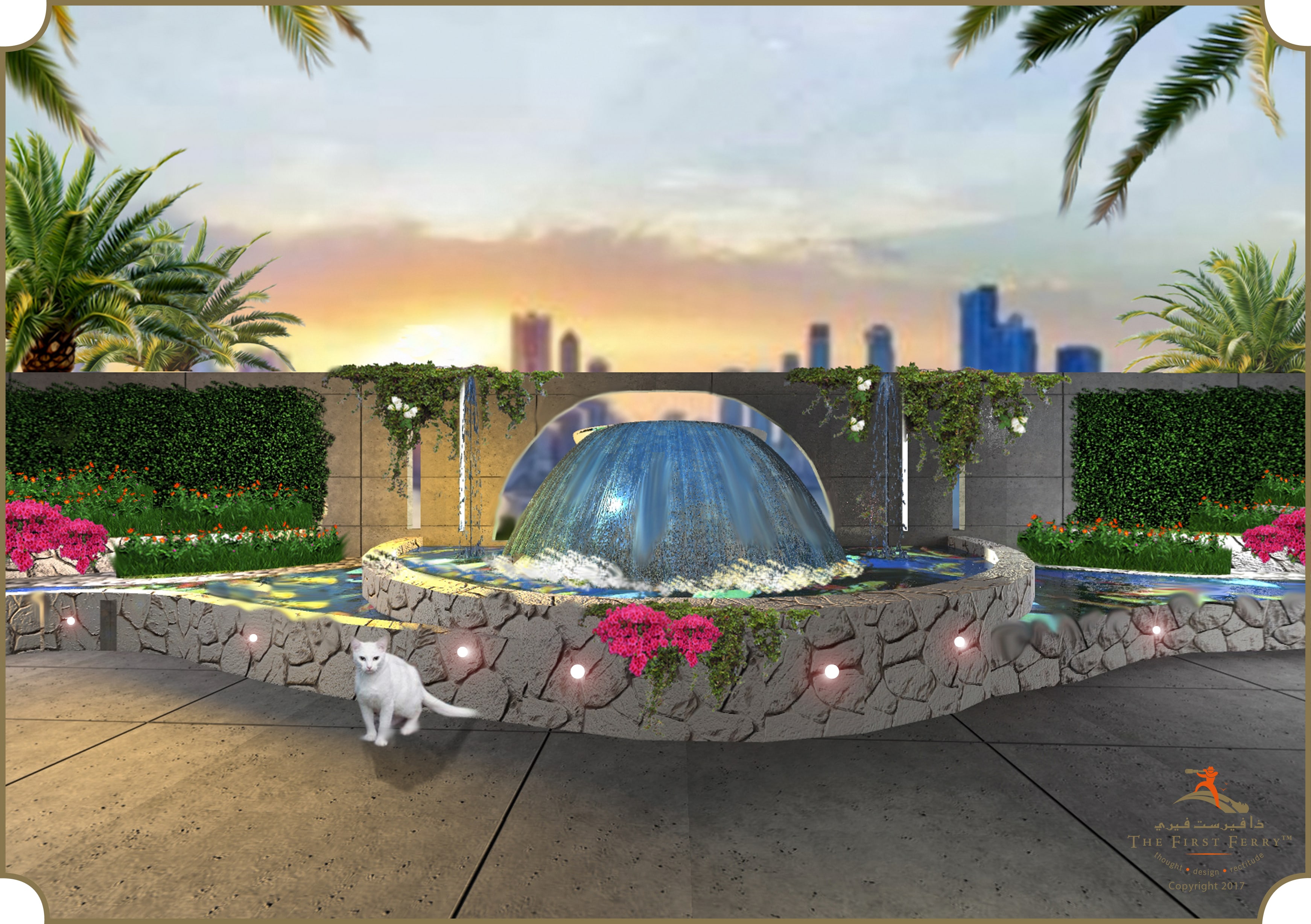 阿联酋沙迦别墅 | 现代与自然的和谐共生-6