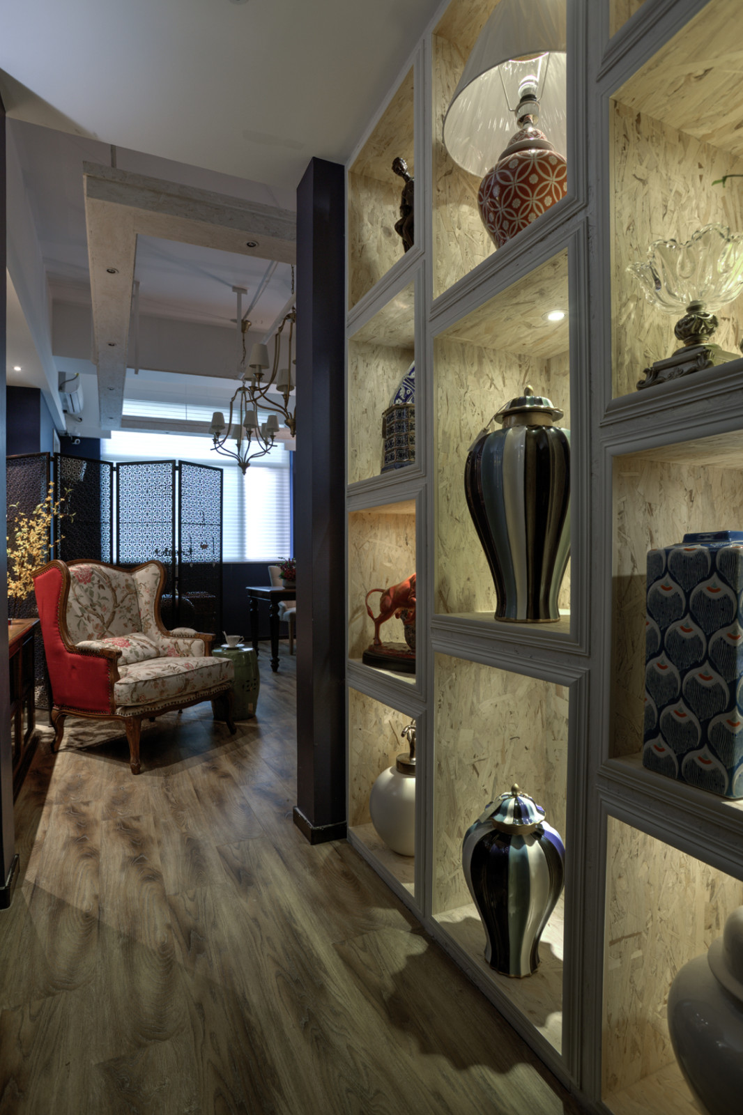 寓尚设计&泰瑞软装新馆 | 现代中式韵味,品茗赏器的界限之美-19