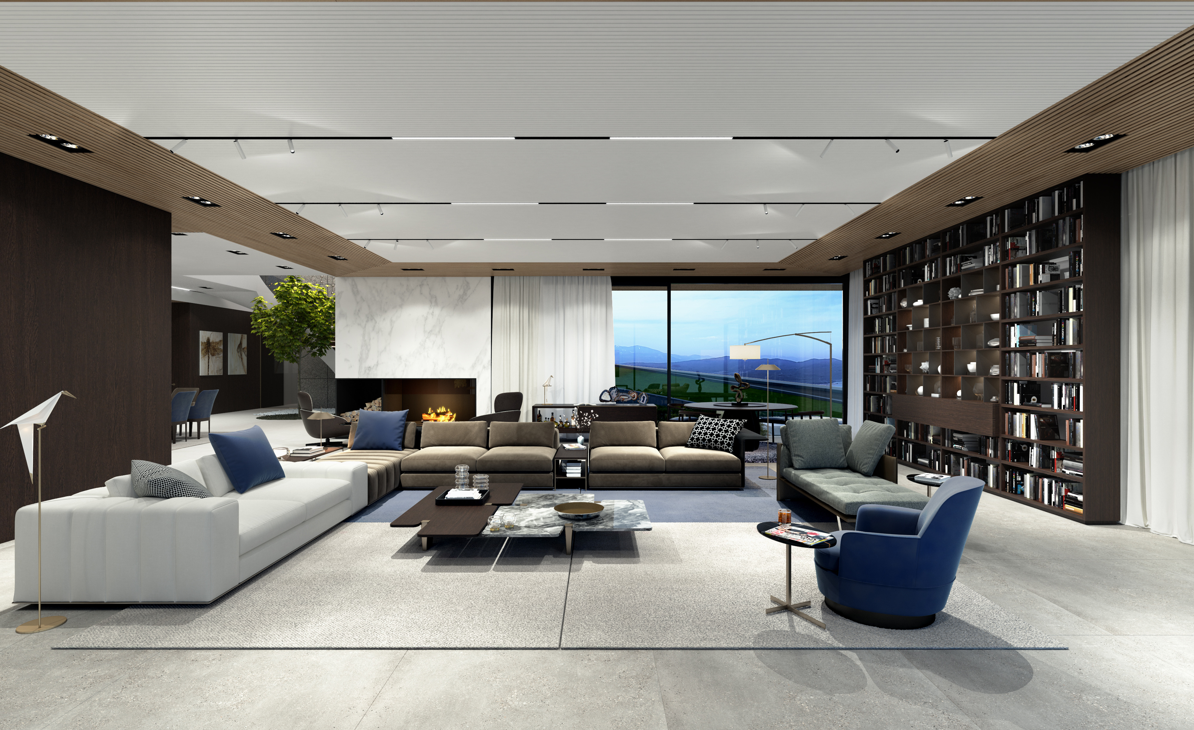 2019 年加州维斯塔湖公园高尔夫俱乐部单家庭住宅设计-2