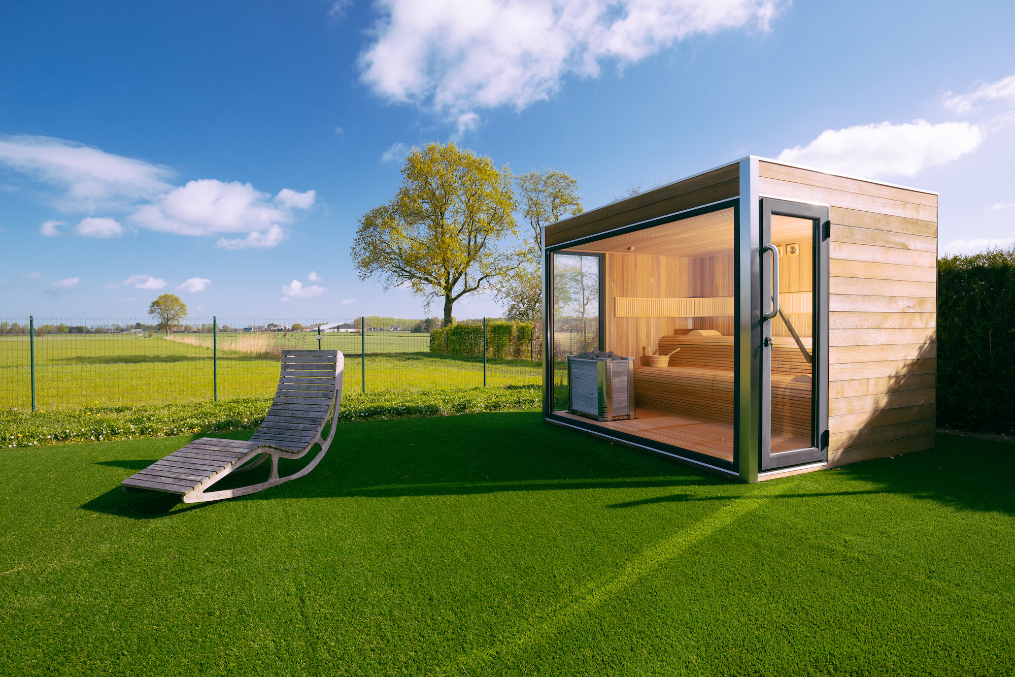 户外豪华桑拿房，打造独特养生空间-5