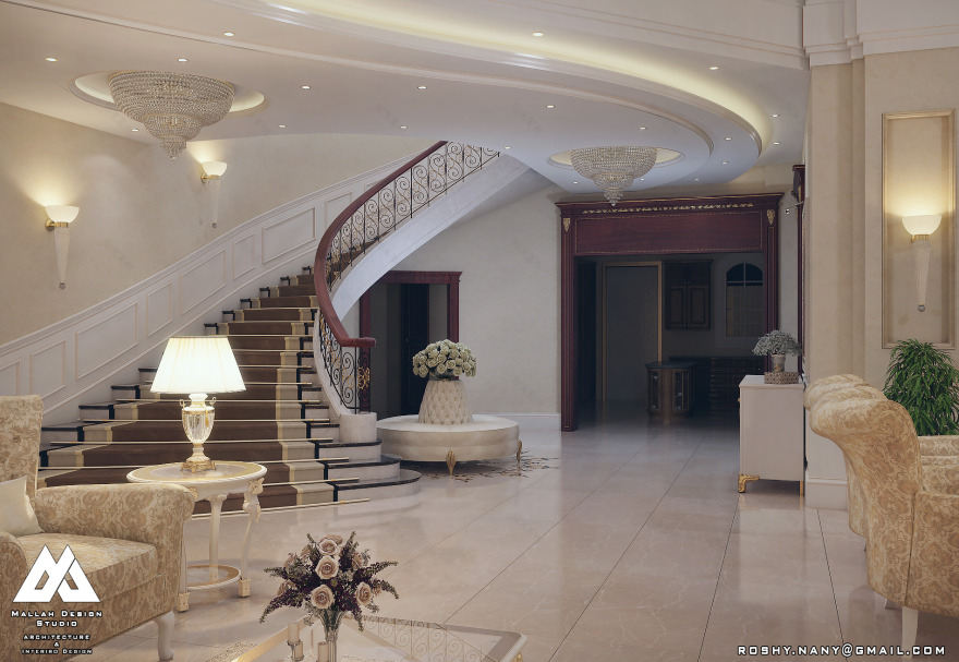 2017 年完成的别墅室内设计案例-13