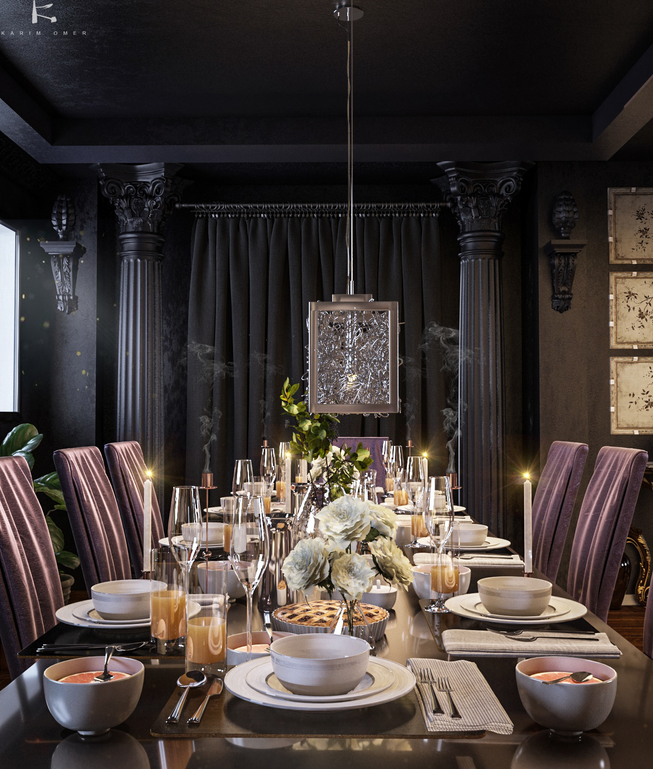 简约别墅接待室设计-7