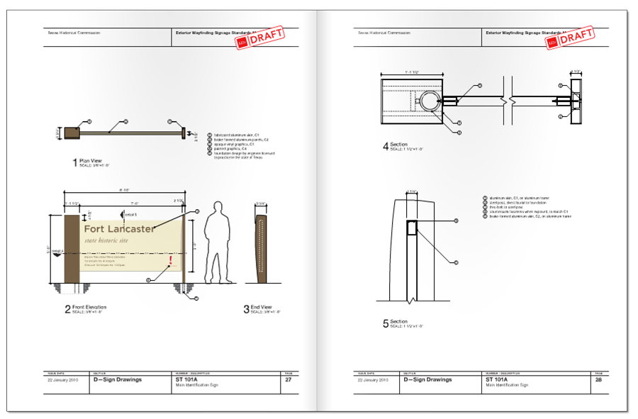 德州历史委员会 | 跨越百年的标准化导示设计-14
