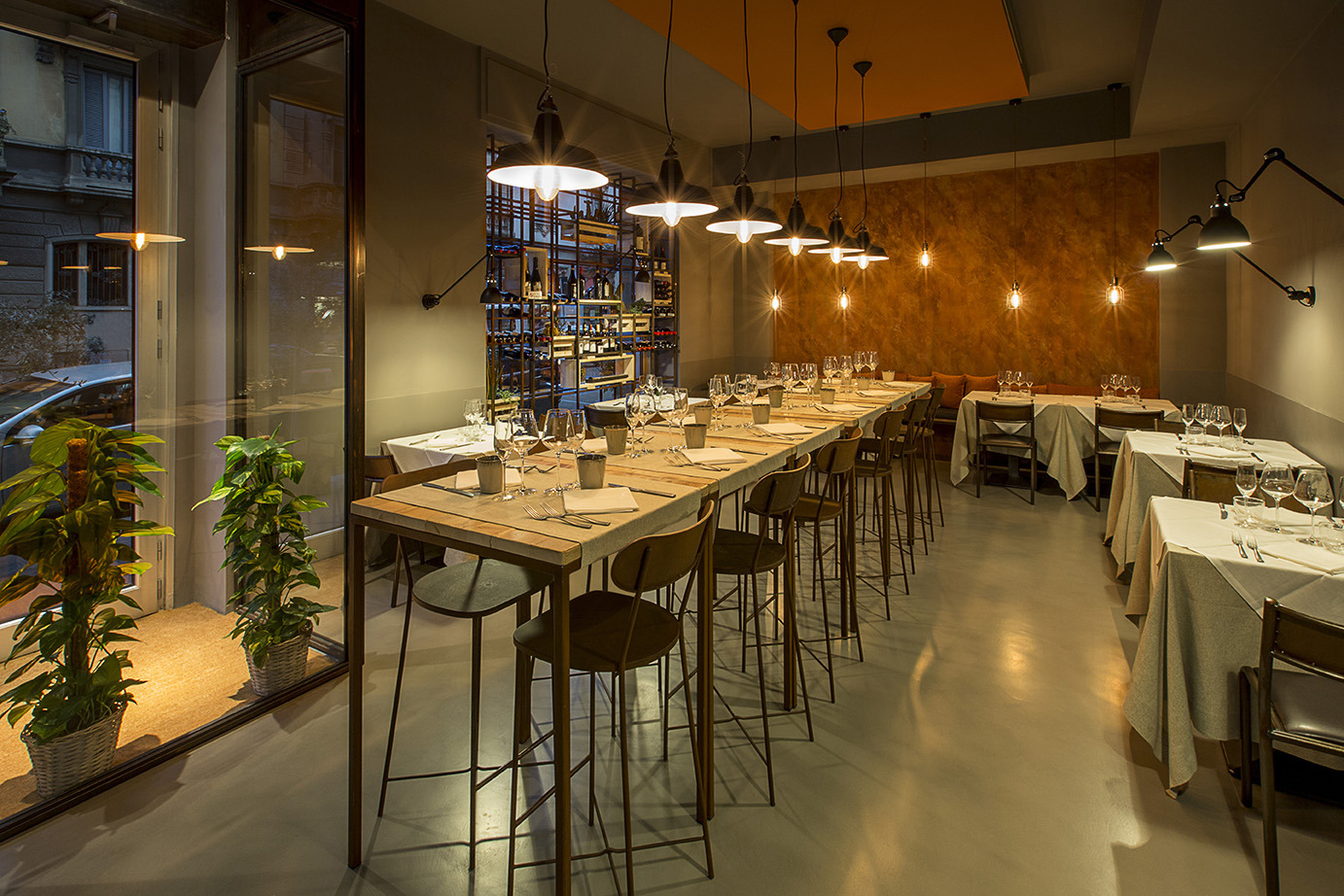 2017 年完成的 Hosteria 餐厅室内设计案例-1