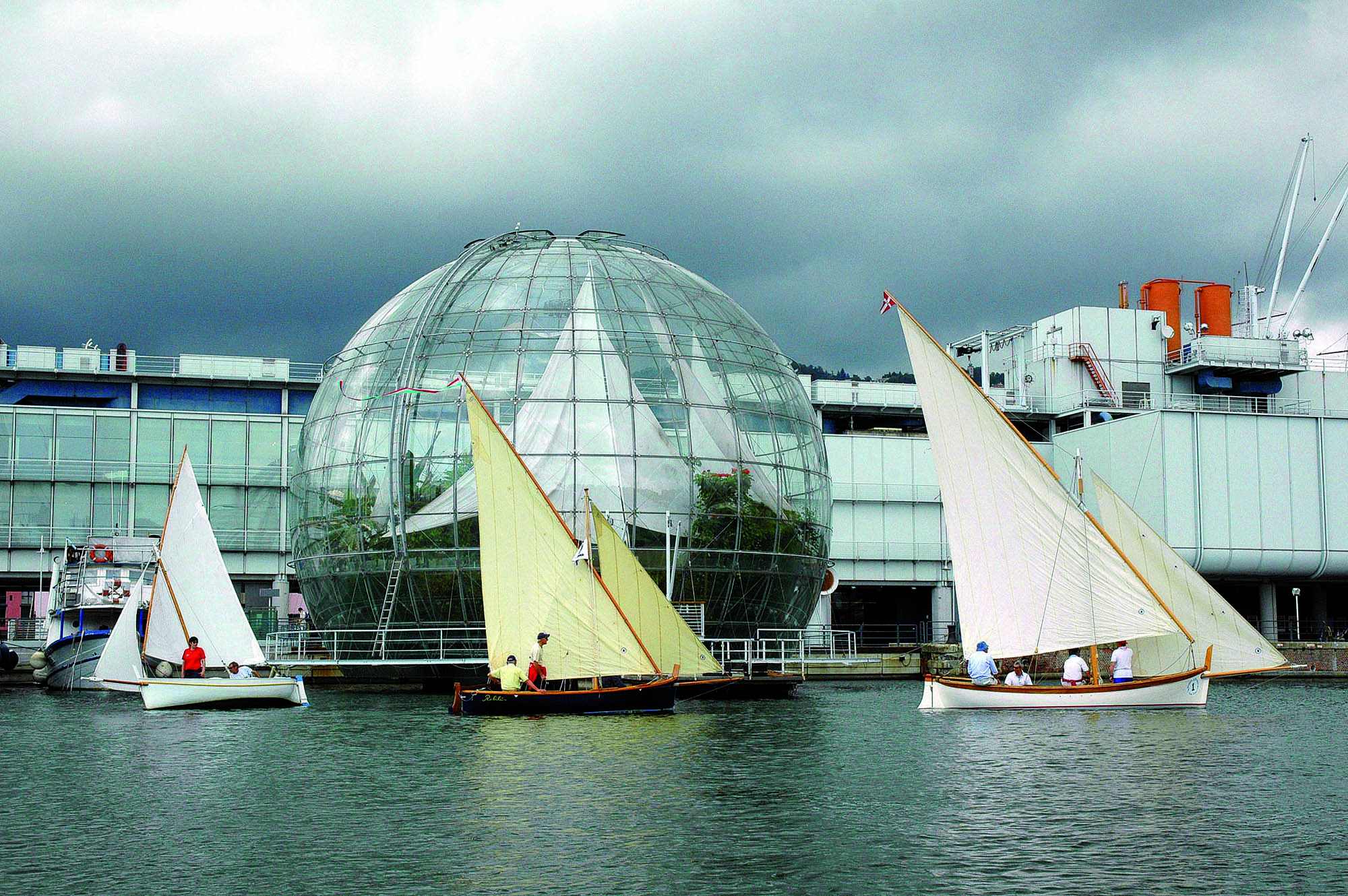 重现历史光辉·热那亚港口更新与“泡泡”生态馆设计-2