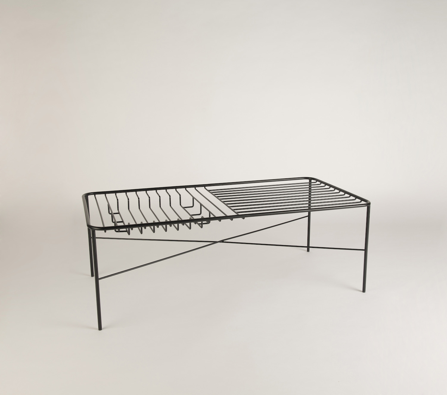 线系列咖啡桌 | 乔治·赖丁的被动-- 主动物体关系探索-1