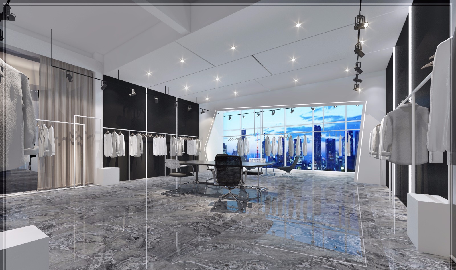 现代简约办公空间-9