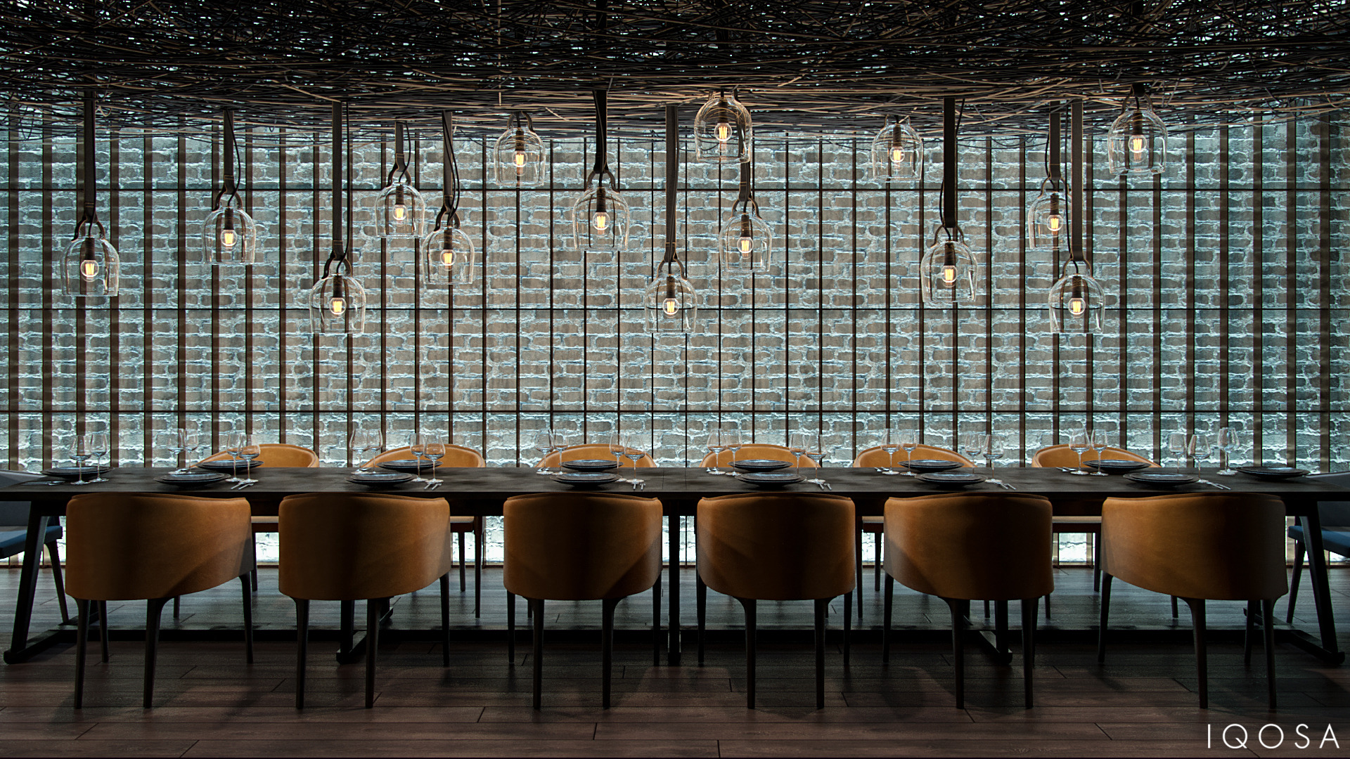 欧式高档餐厅 | 自然材料与精致设计的完美融合-18