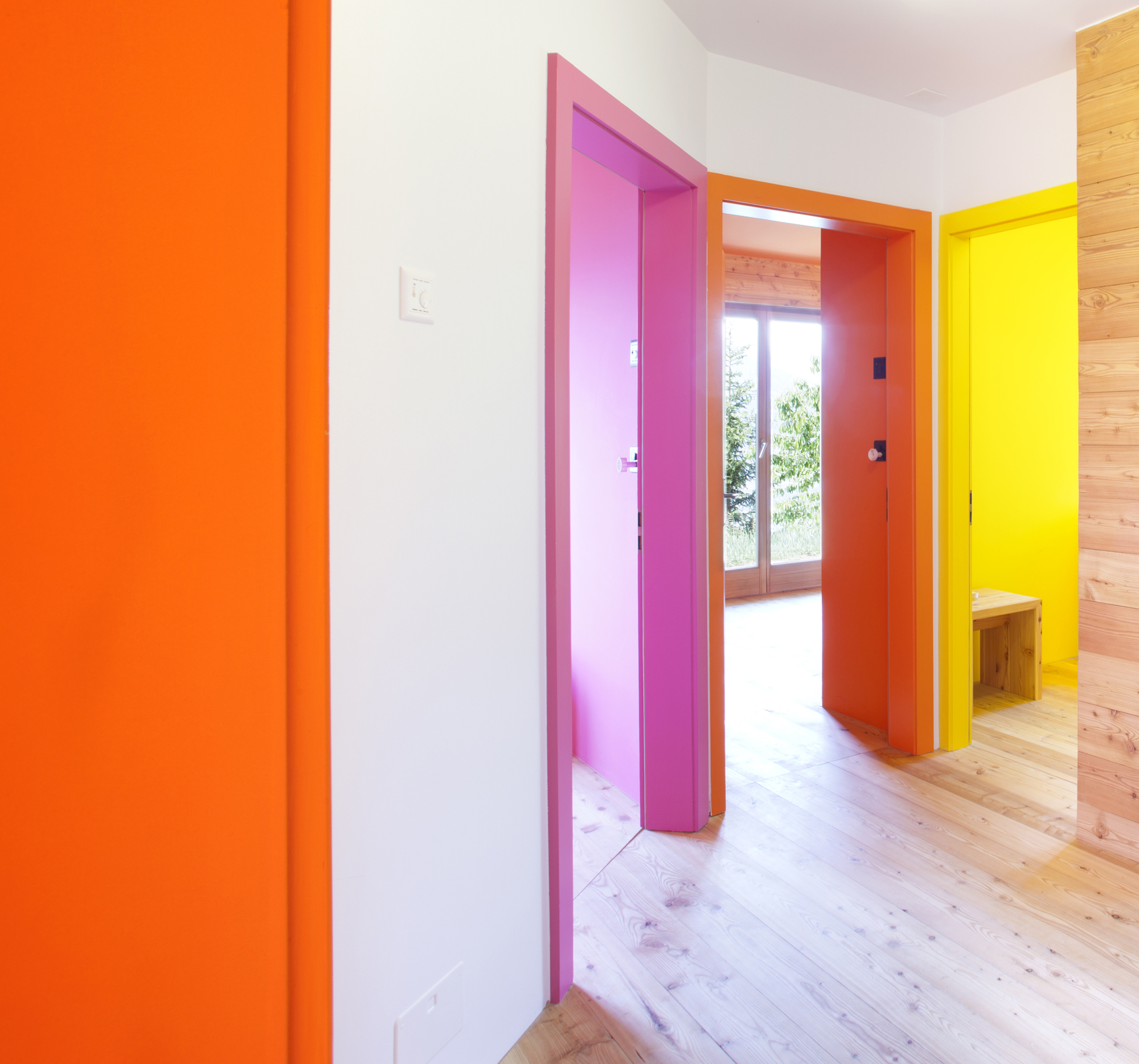 山间色彩小屋，梦幻般的阿尔卑斯山景-13