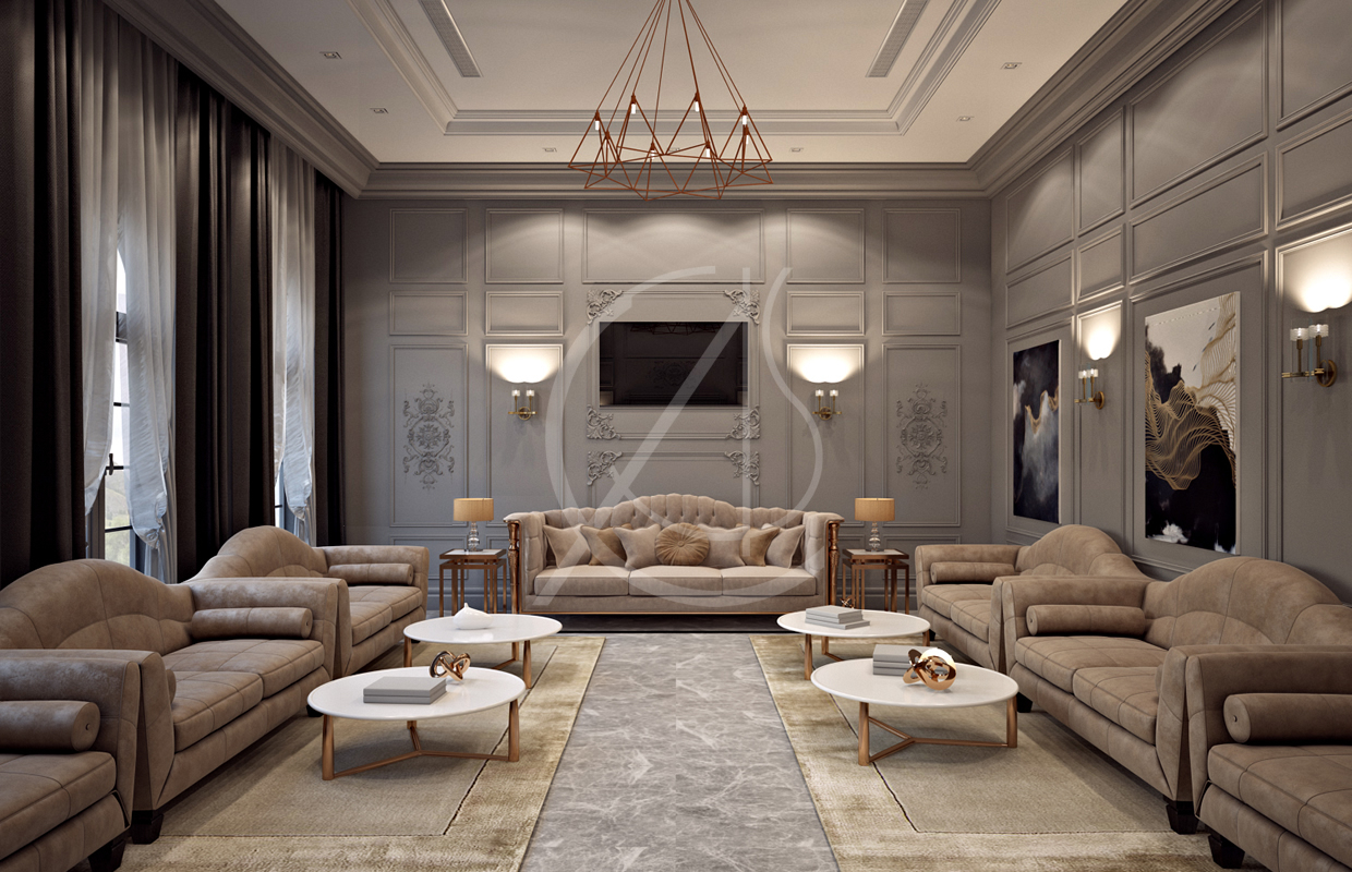 卡塔尔新古典宫殿设计,完美融合古典与现代-18