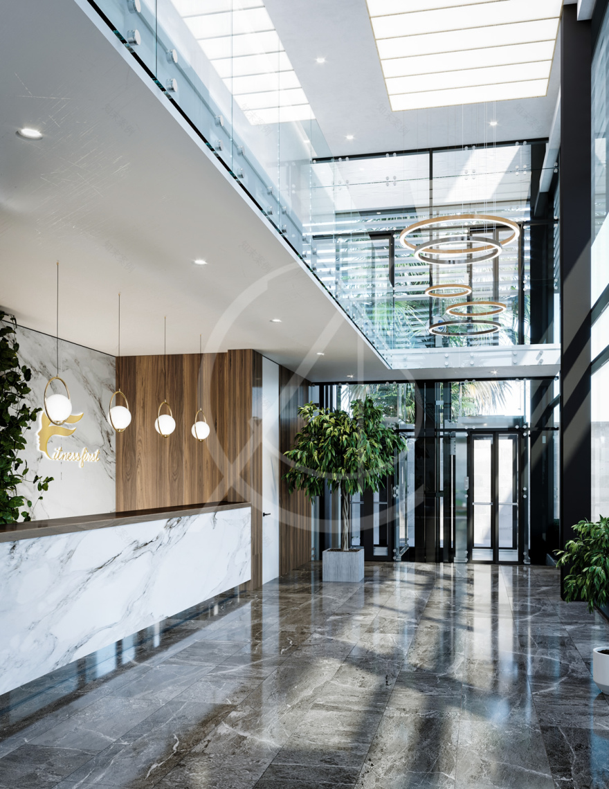 现代伊斯兰妇女健身中心-22