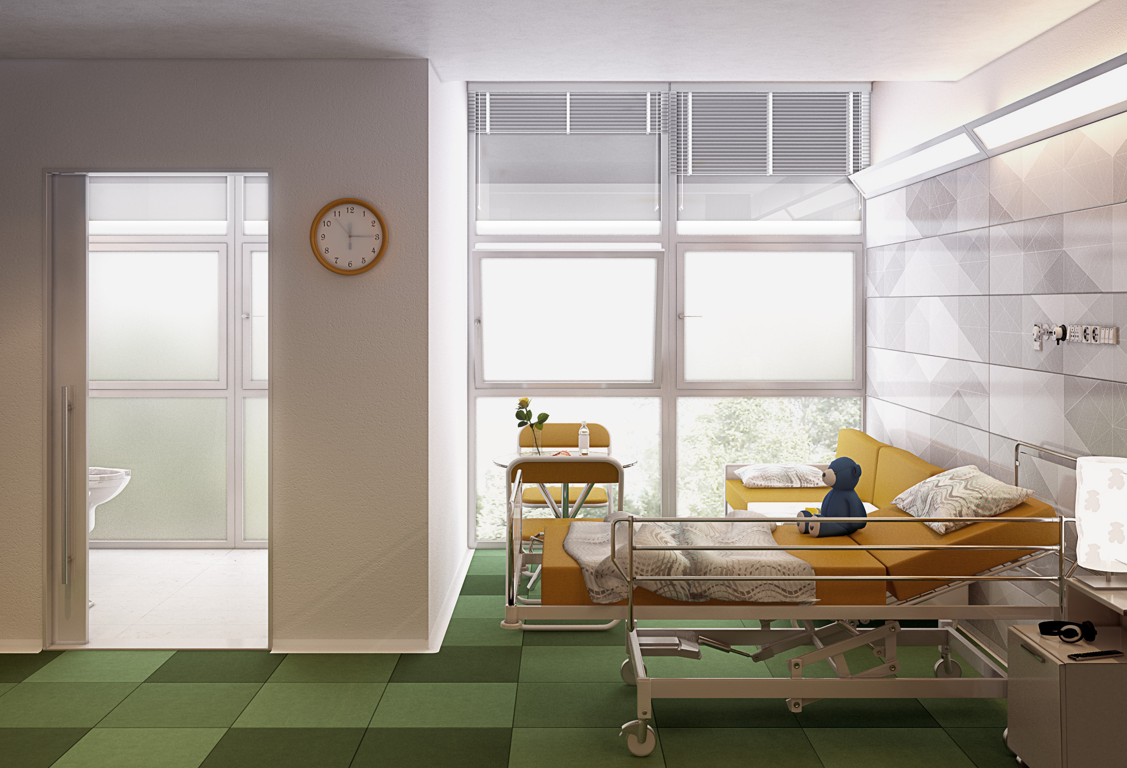 帕多瓦儿科医院的房间-0