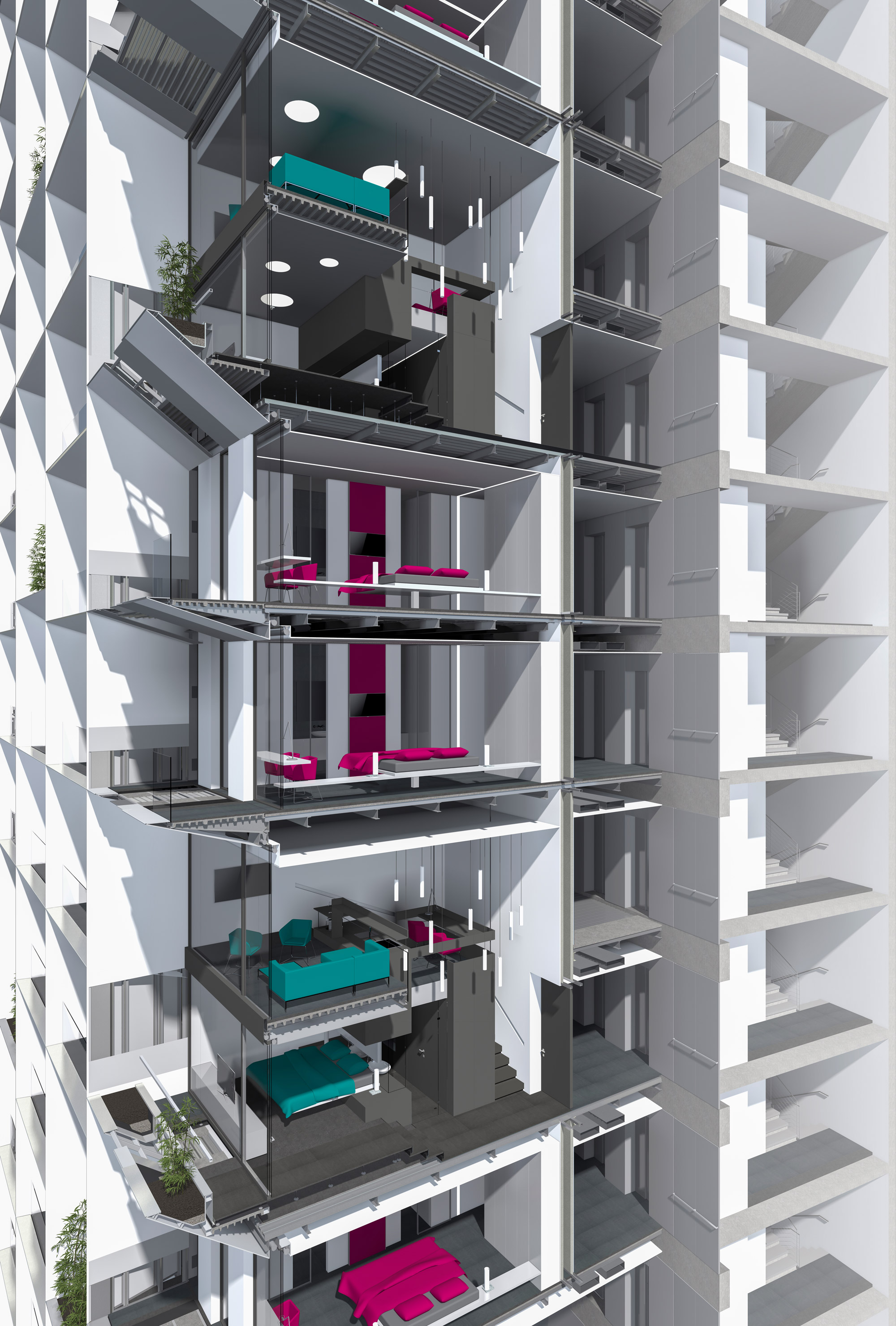 对比之美的星级酒店设计-19