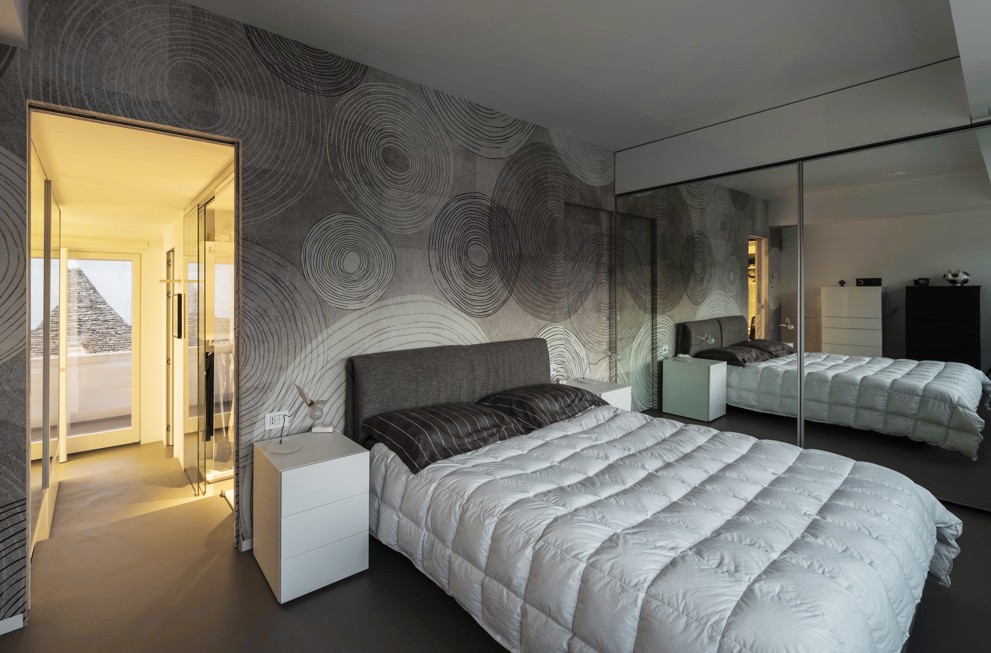 野花园中的现代住宅-3