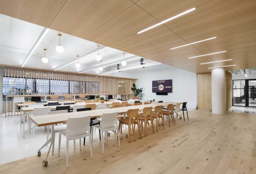 电子艺术蒙特利尔新办公室,极简主义与创造力的完美结合-2