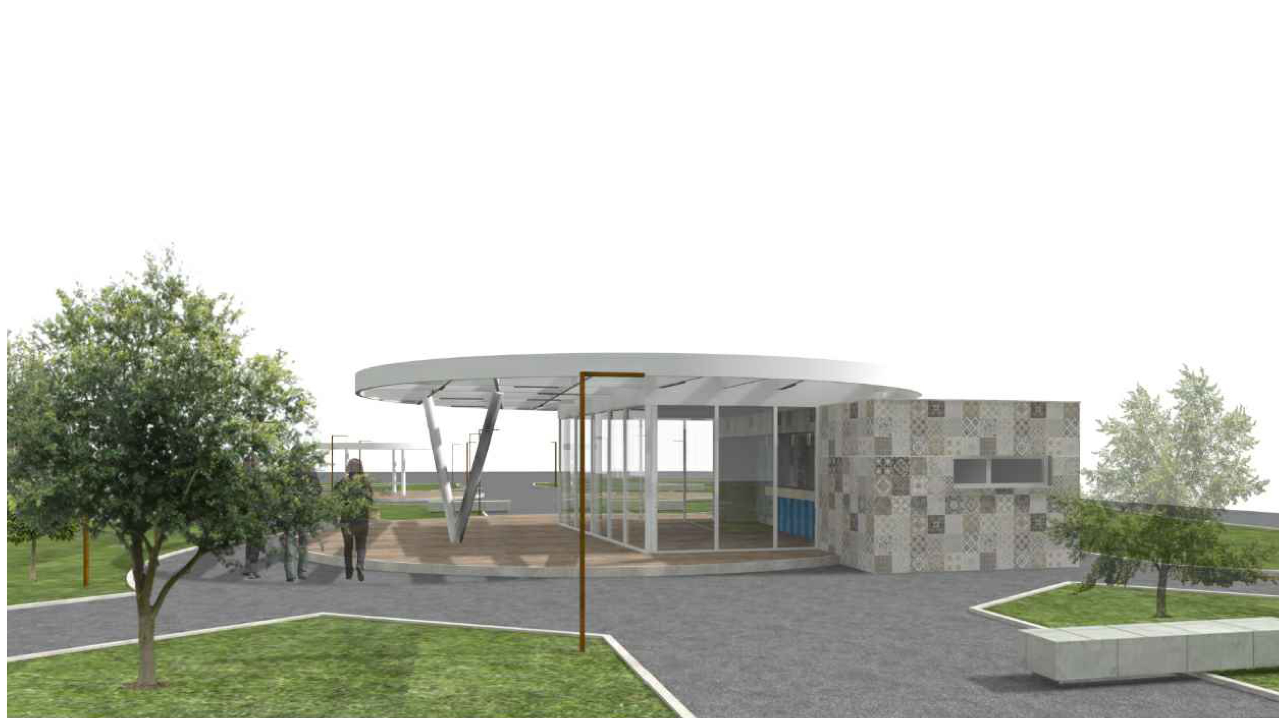 未实现的公共花园设计 | 评述 Pescara“五一广场”花园改造计划-3