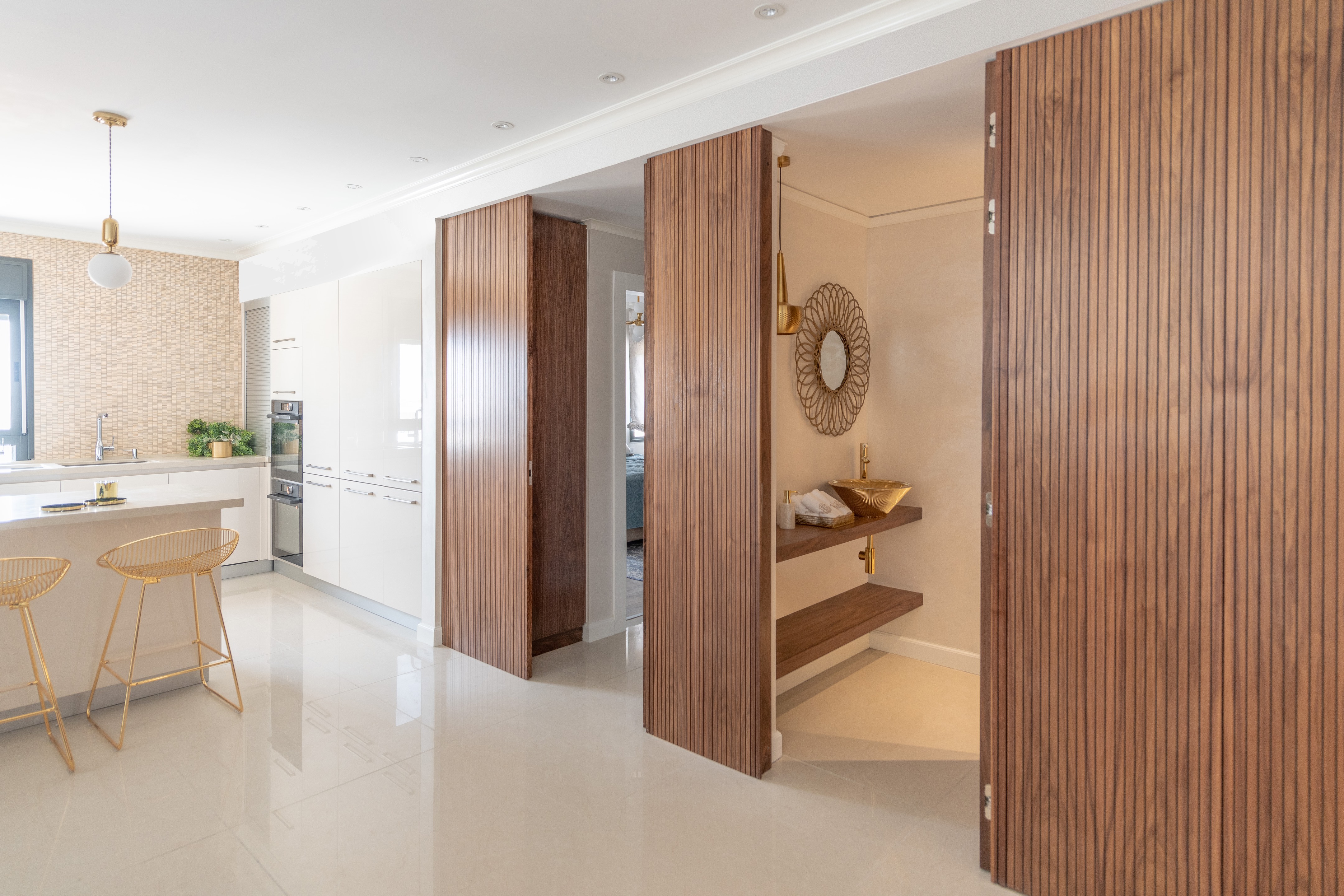 2018 年完成的蓝色公寓设计-9